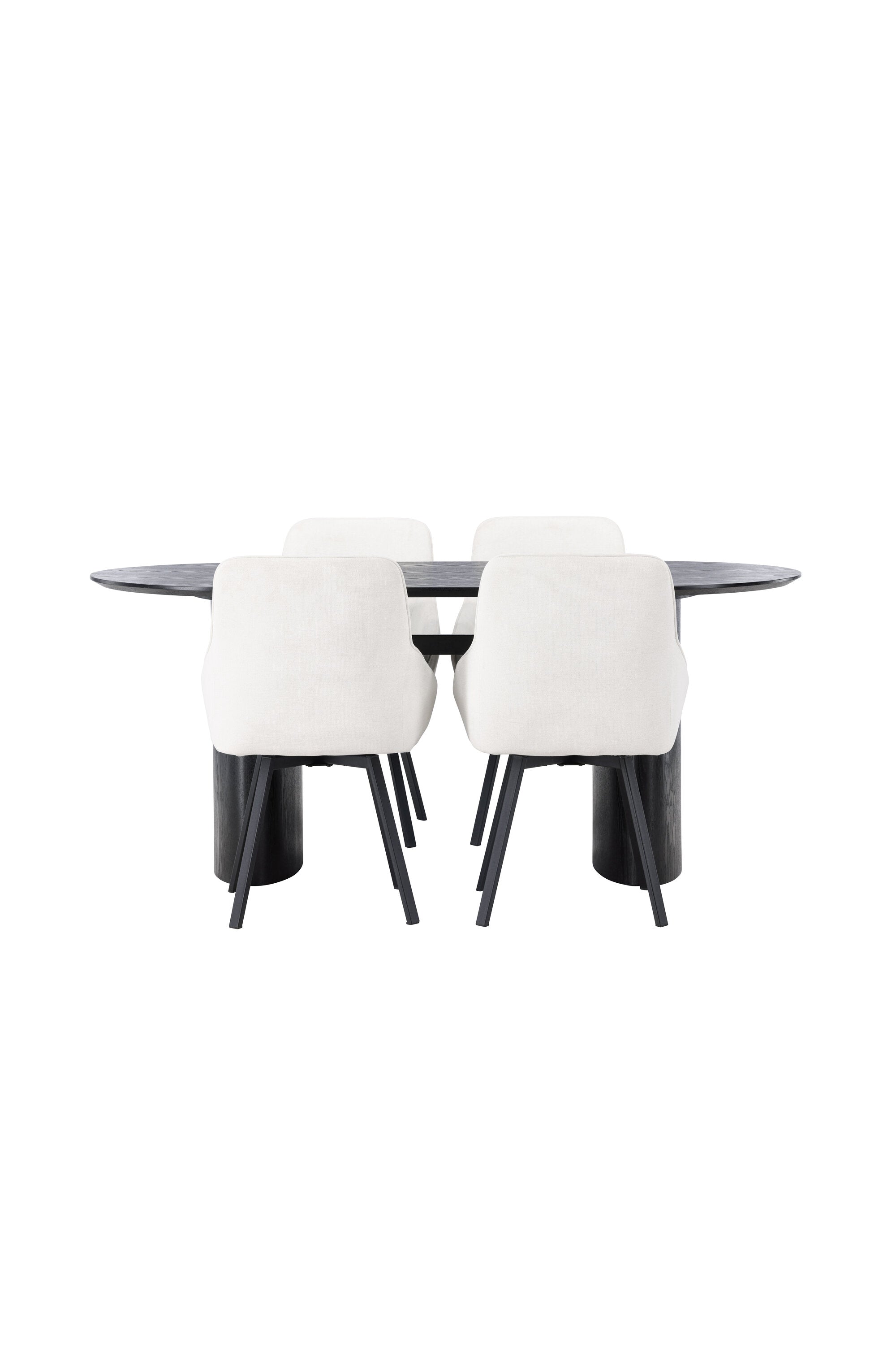 Matgrupp Isolde med stolarna Rosie-GR Dining Set-Venture Home-peaceofhome.se