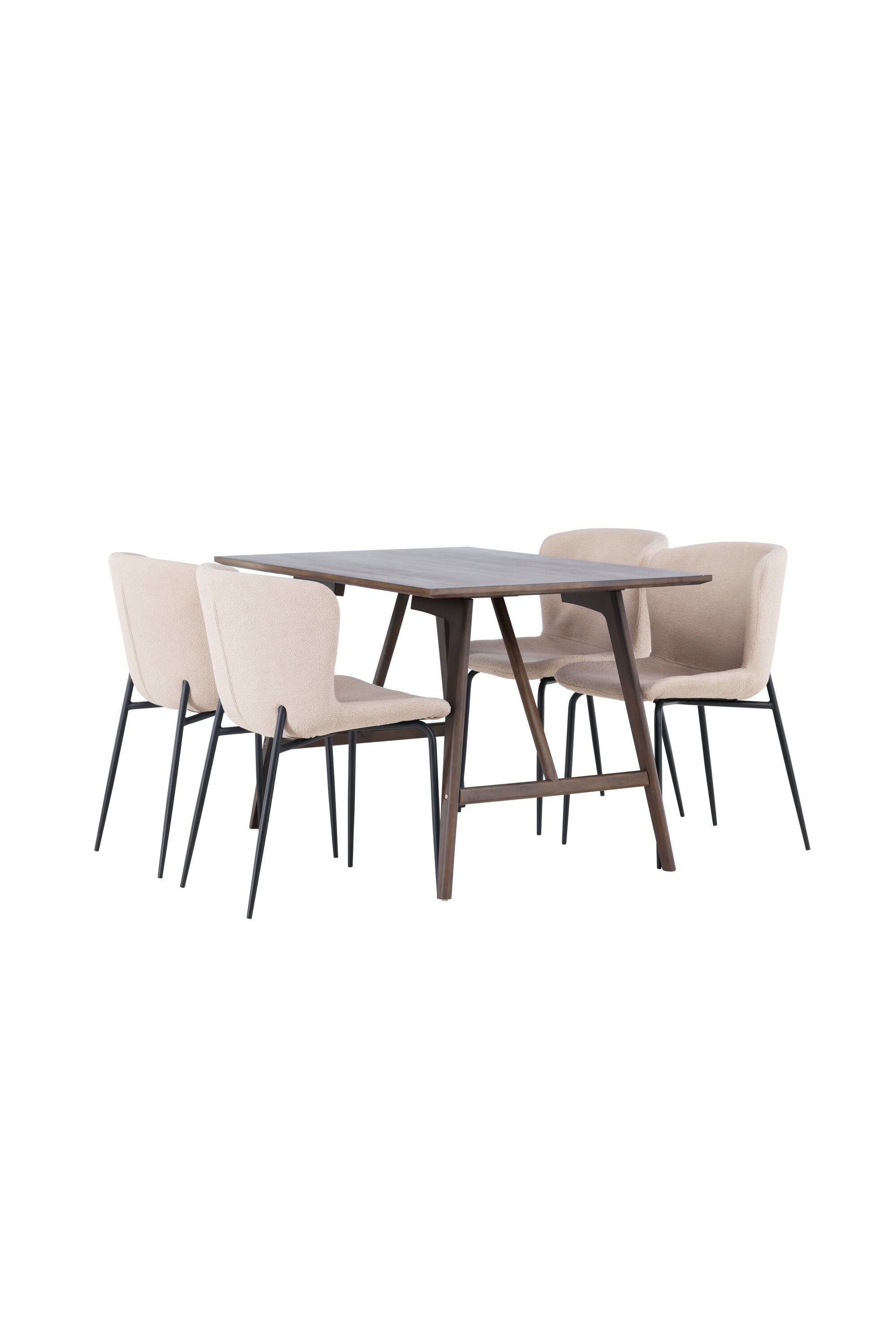 Matgrupp Kaseindon med stolarna Modesto-GR Dining Set-Venture Home-peaceofhome.se