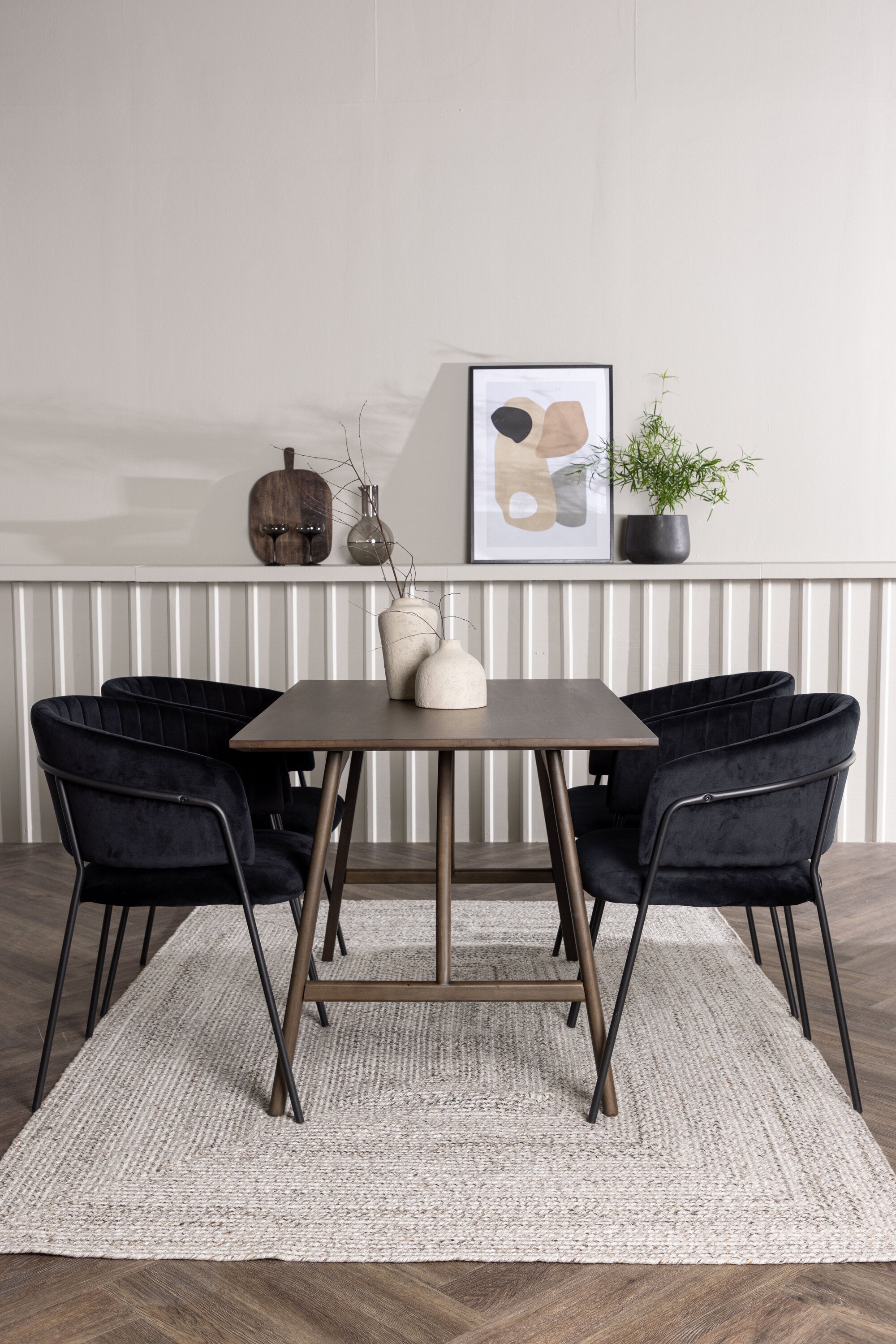 Matgrupp Kaseindon med stolarna Selma-GR Dining Set-Venture Home-peaceofhome.se