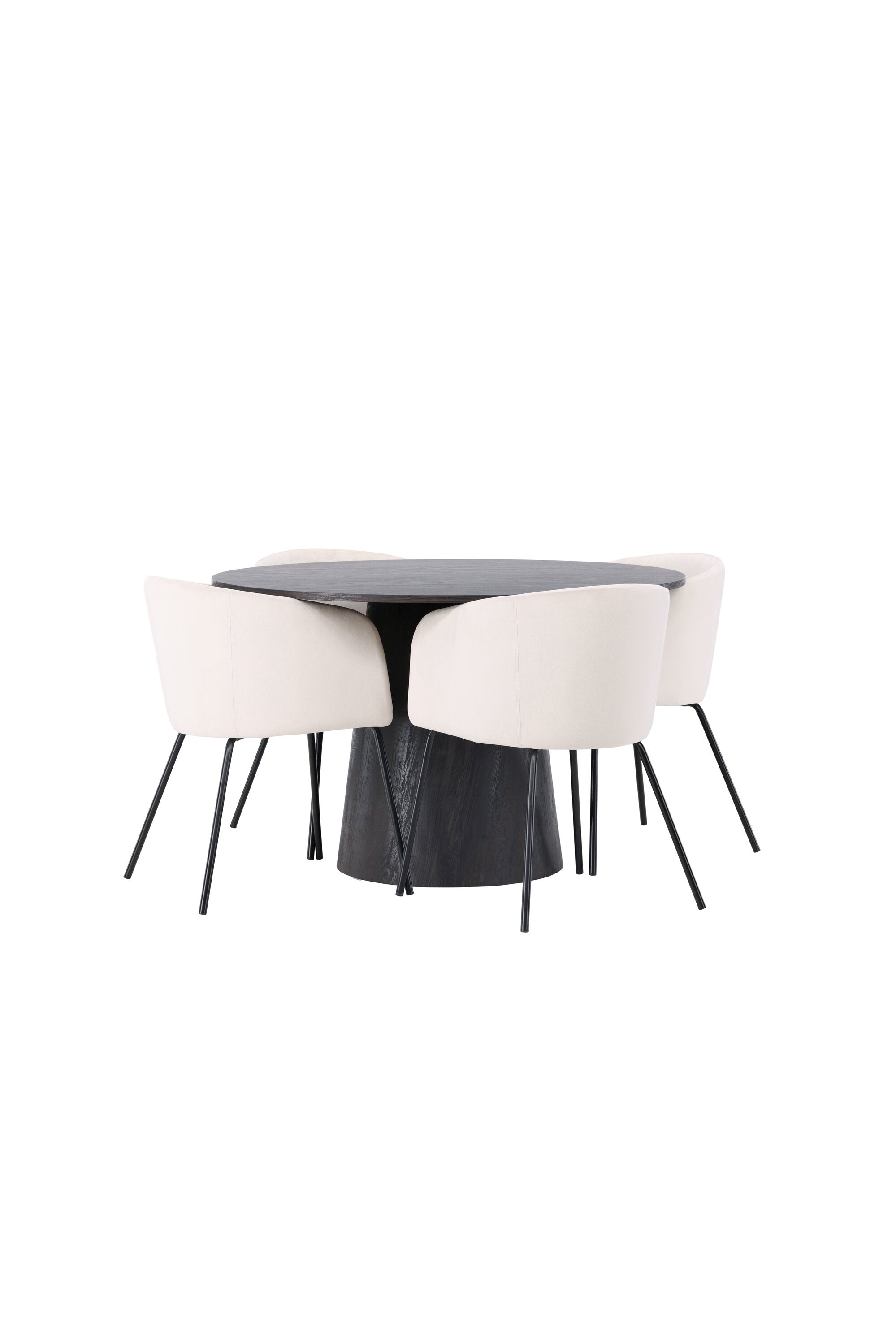 Matgrupp Lanzo med stolarna Berit-GR Dining Set-Venture Home-peaceofhome.se