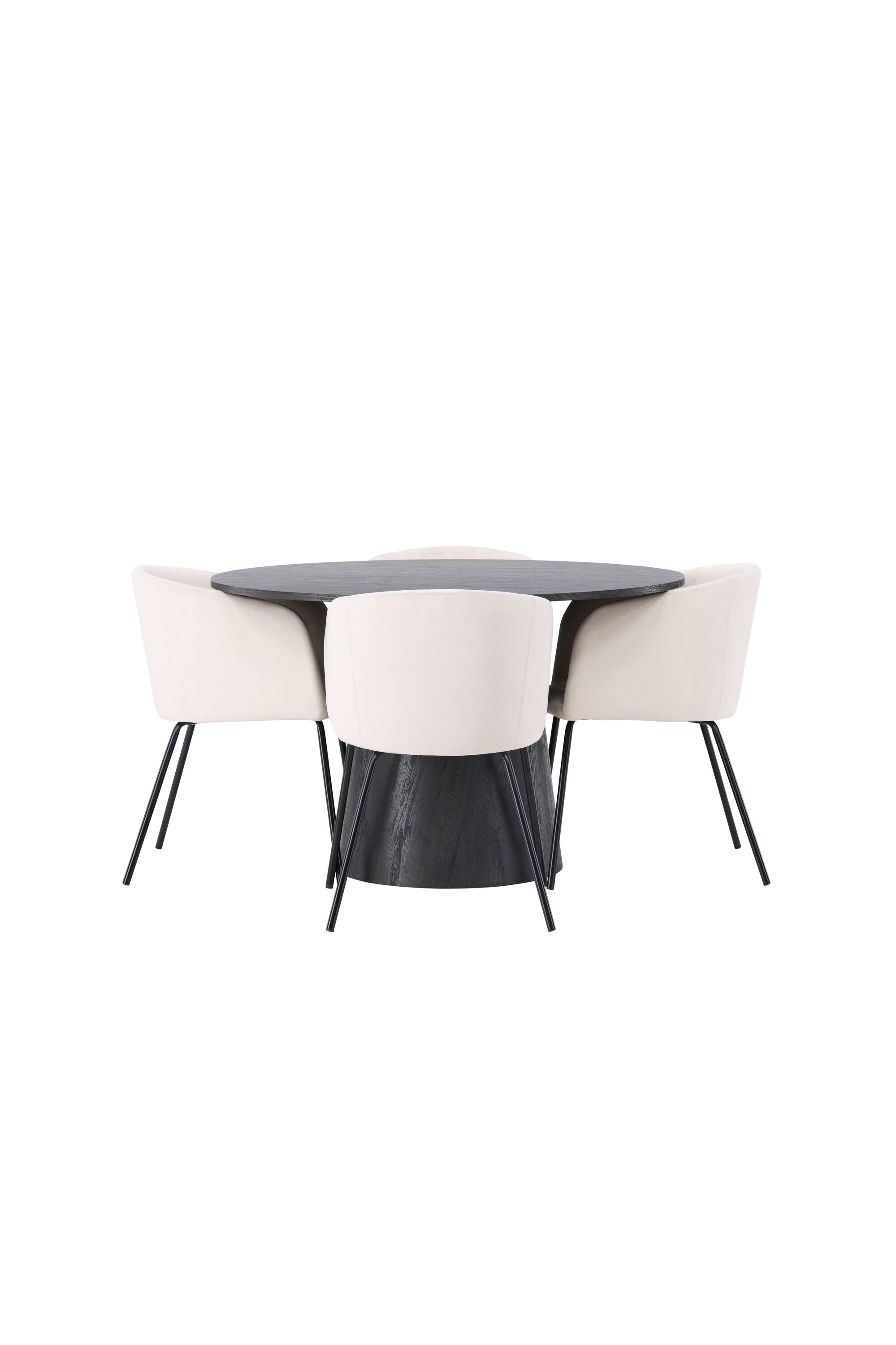 Matgrupp Lanzo med stolarna Berit-GR Dining Set-Venture Home-peaceofhome.se