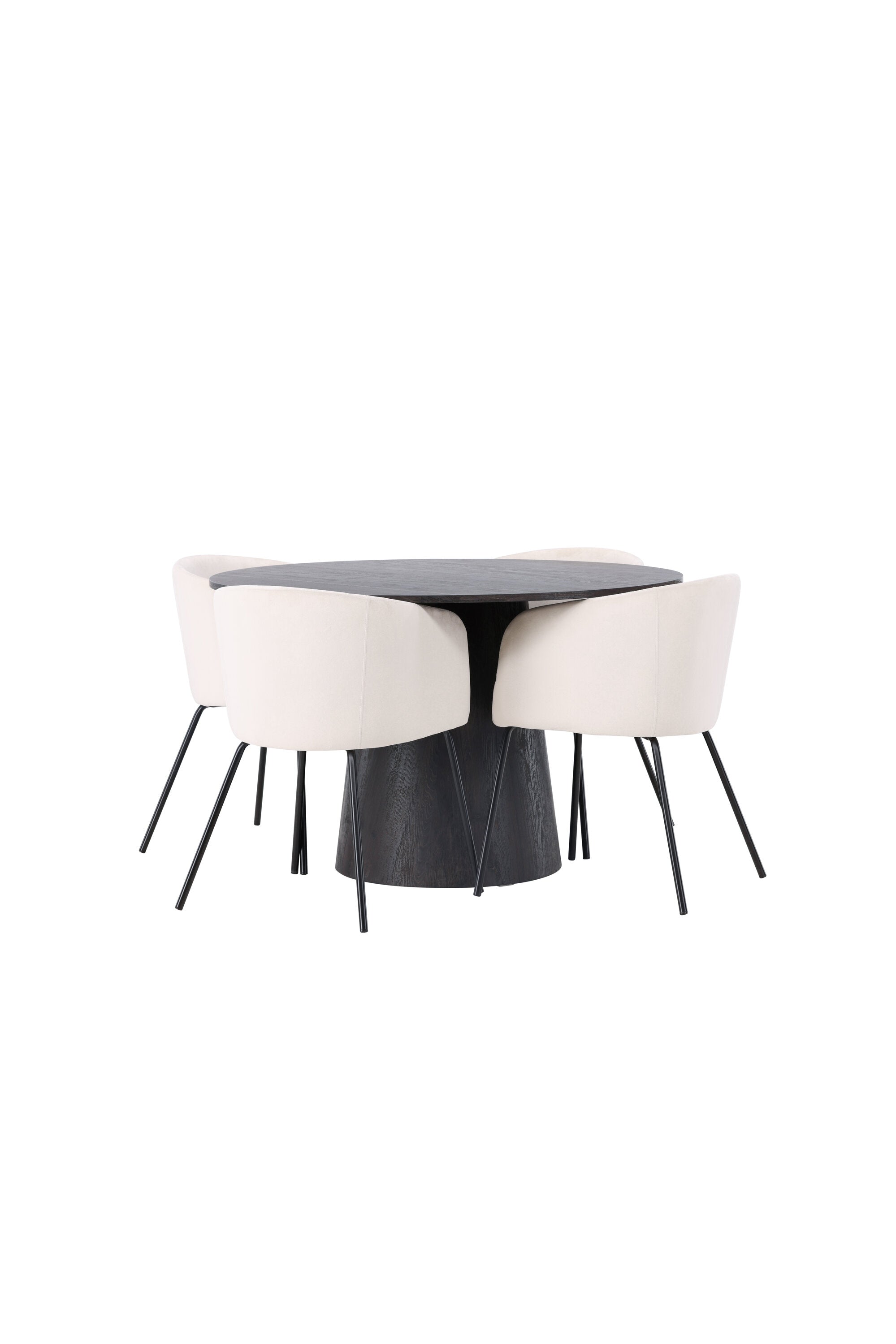 Matgrupp Lanzo med stolarna Berit-GR Dining Set-Venture Home-peaceofhome.se