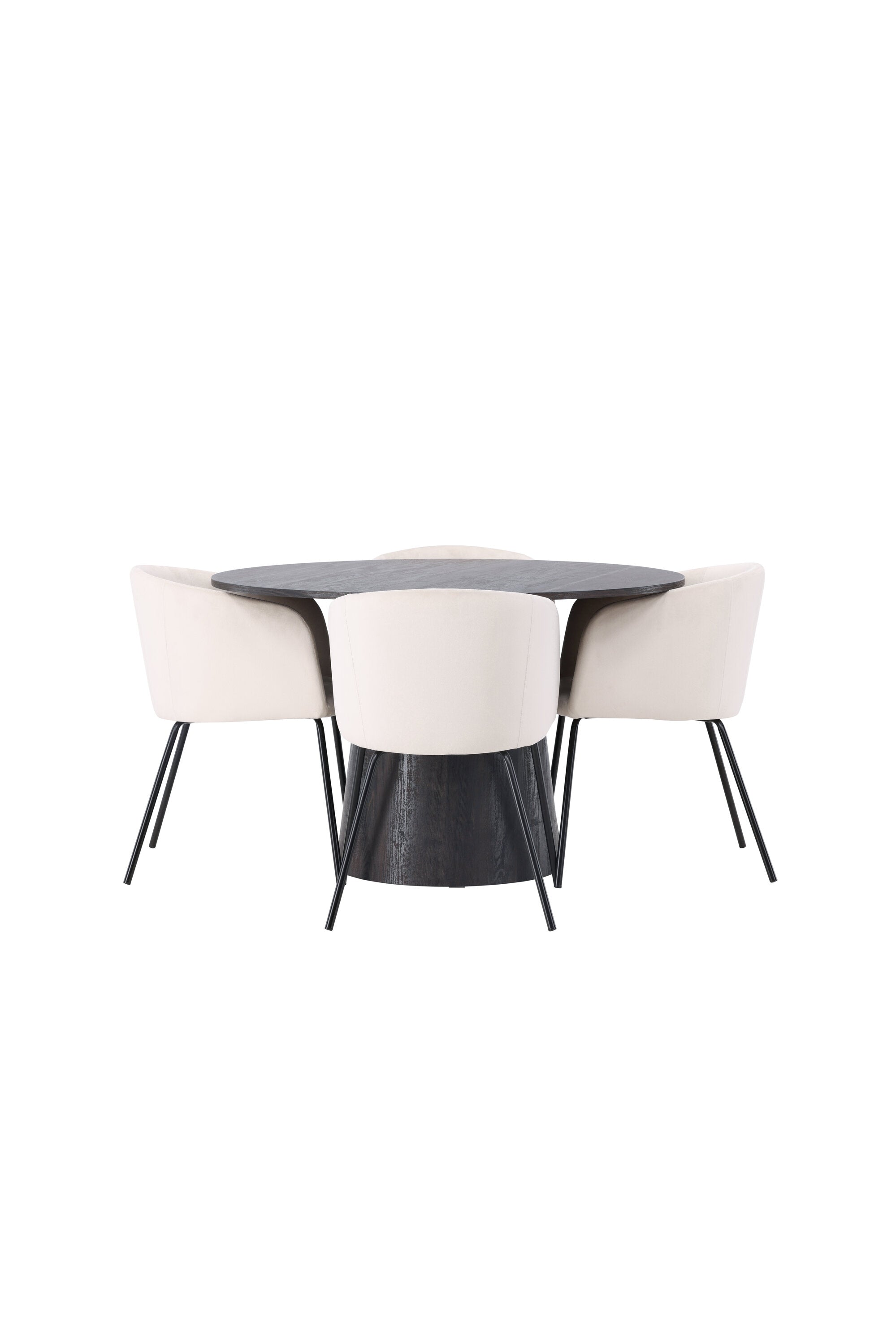 Matgrupp Lanzo med stolarna Berit-GR Dining Set-Venture Home-peaceofhome.se