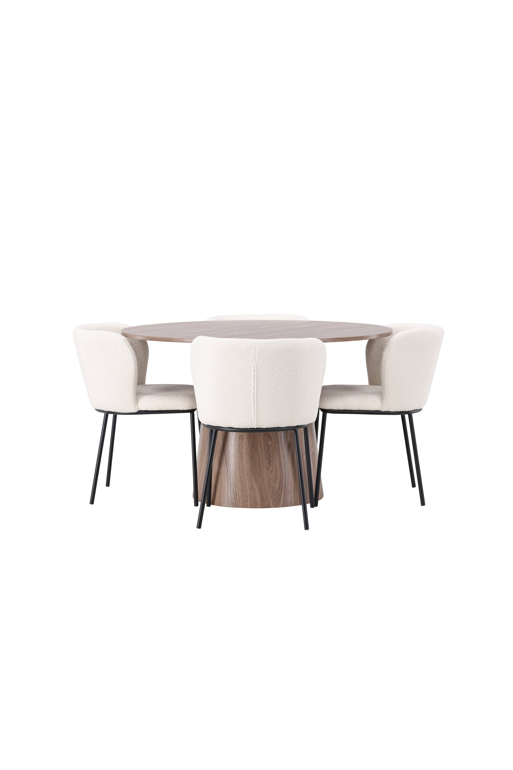 Matgrupp Lanzo med stolarna Edina-GR Dining Set-Venture Home-peaceofhome.se