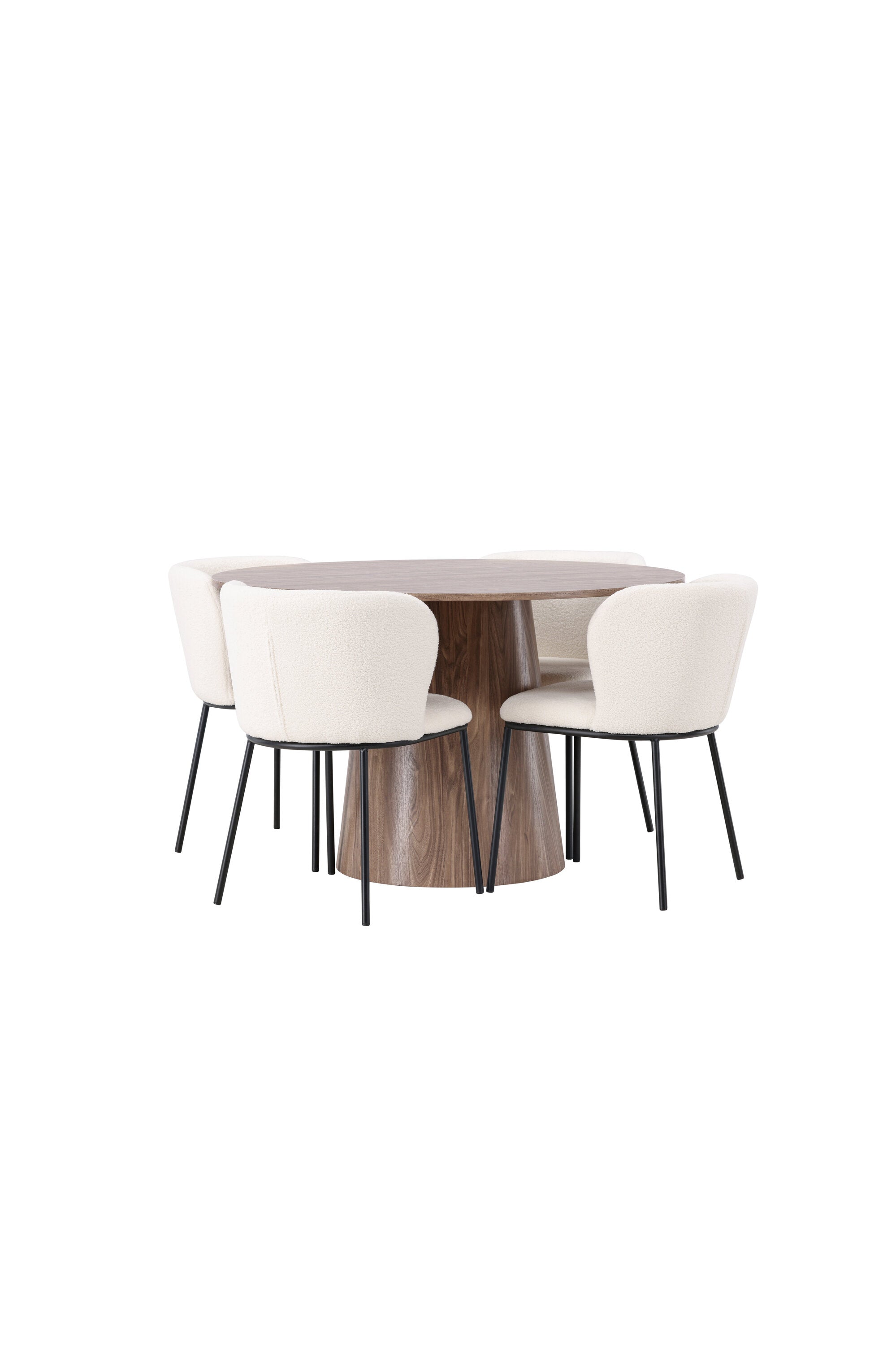 Matgrupp Lanzo med stolarna Edina-GR Dining Set-Venture Home-peaceofhome.se