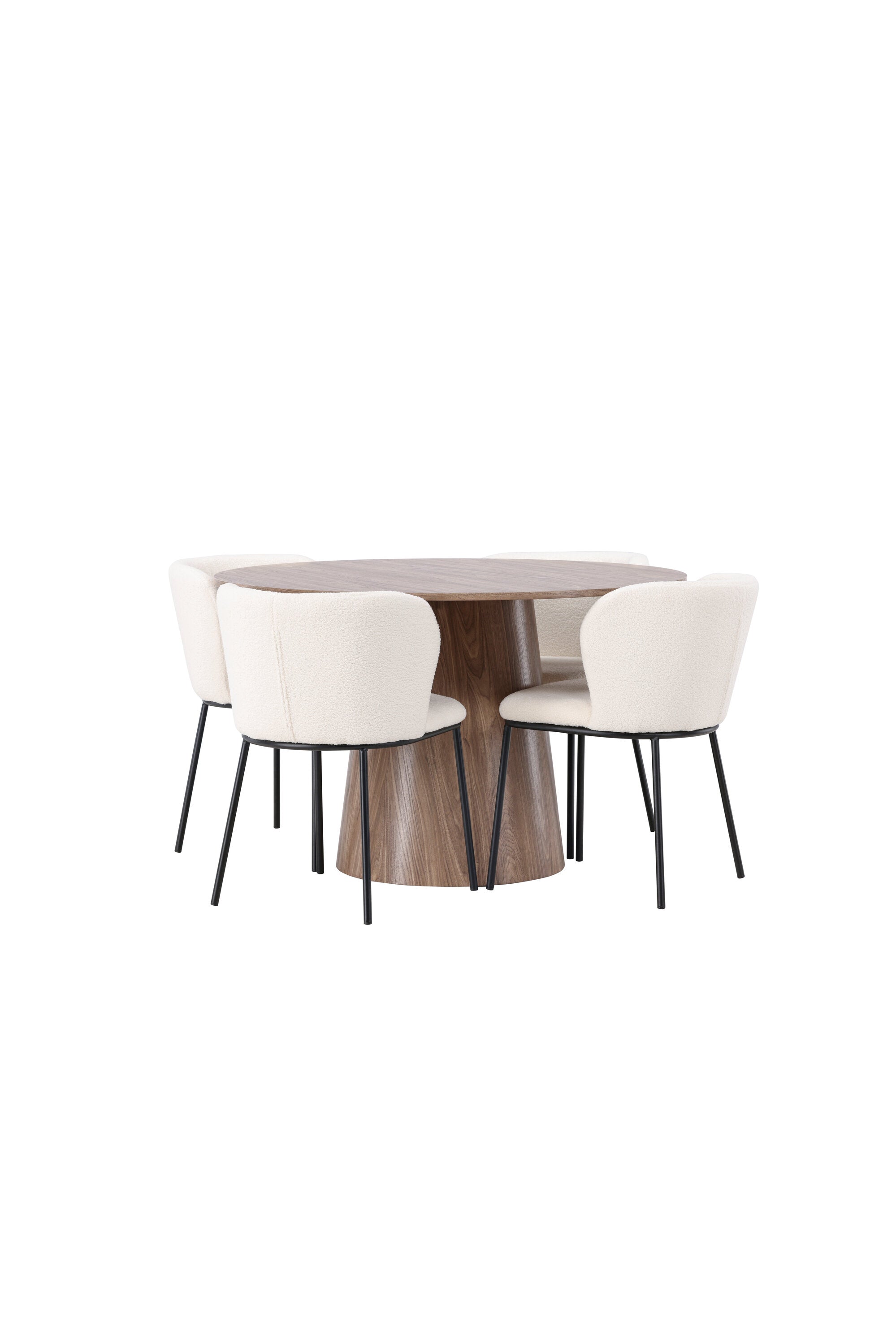 Matgrupp Lanzo med stolarna Edina-GR Dining Set-Venture Home-peaceofhome.se