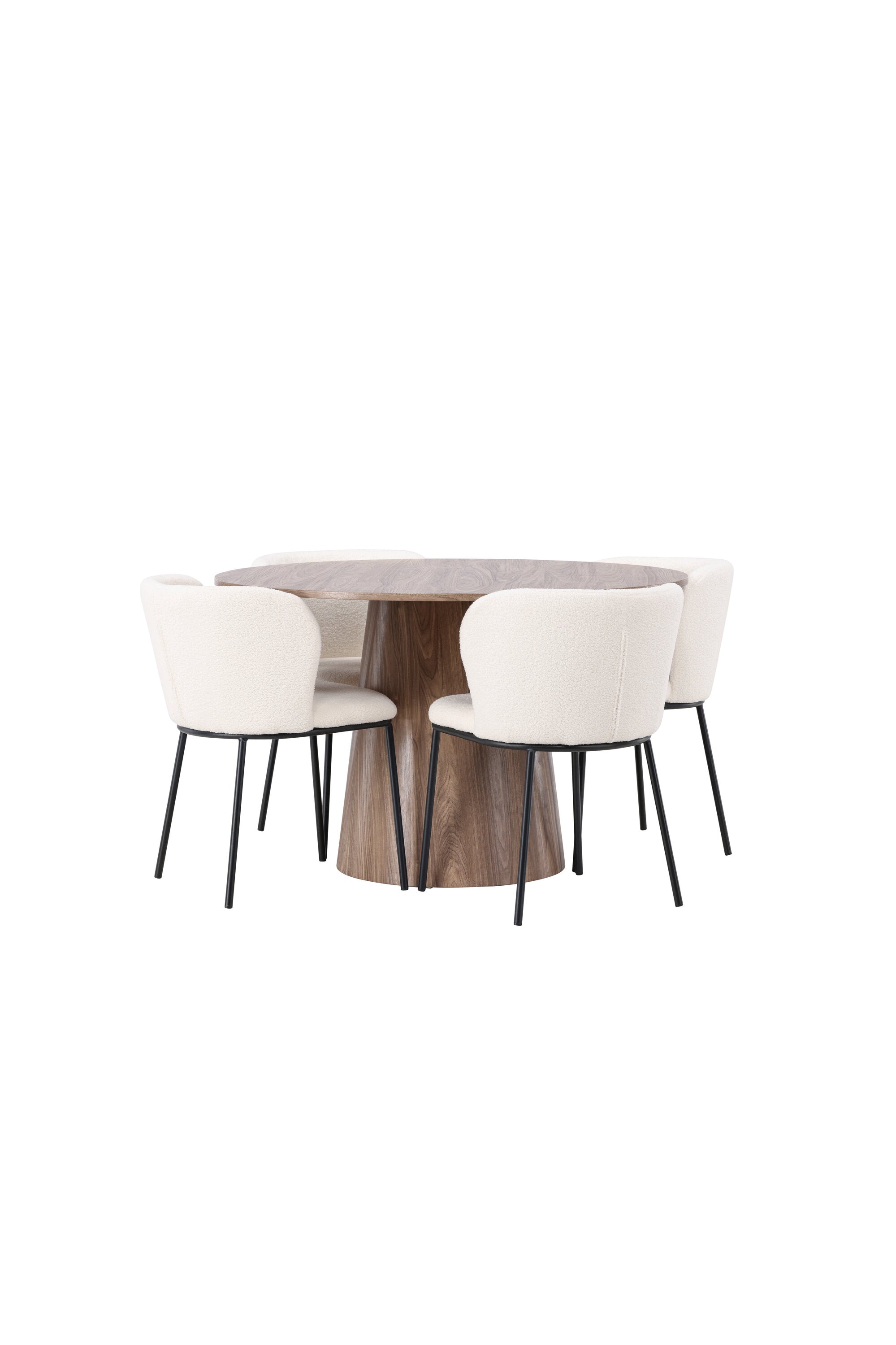 Matgrupp Lanzo med stolarna Edina-GR Dining Set-Venture Home-peaceofhome.se