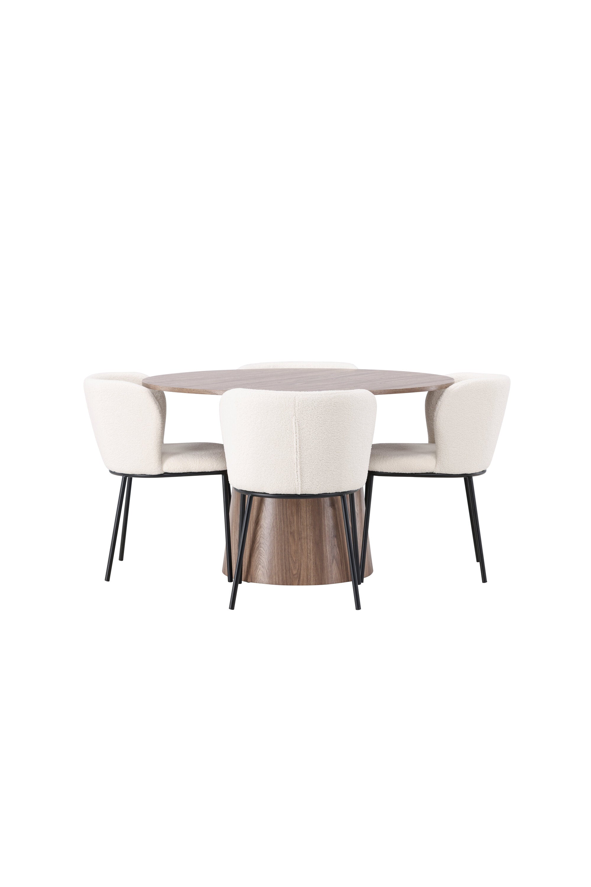Matgrupp Lanzo med stolarna Edina-GR Dining Set-Venture Home-peaceofhome.se