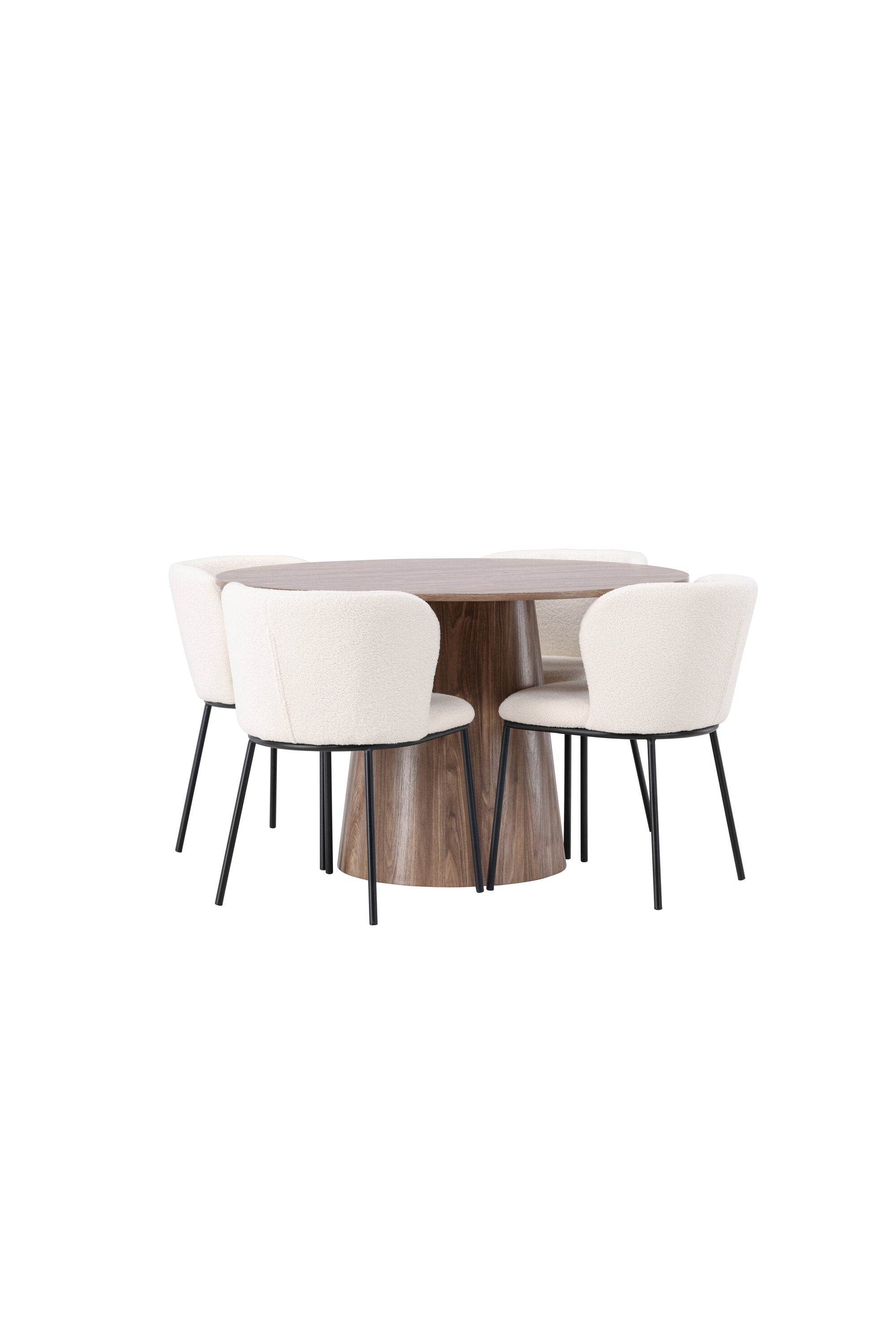 Matgrupp Lanzo med stolarna Edina-GR Dining Set-Venture Home-peaceofhome.se