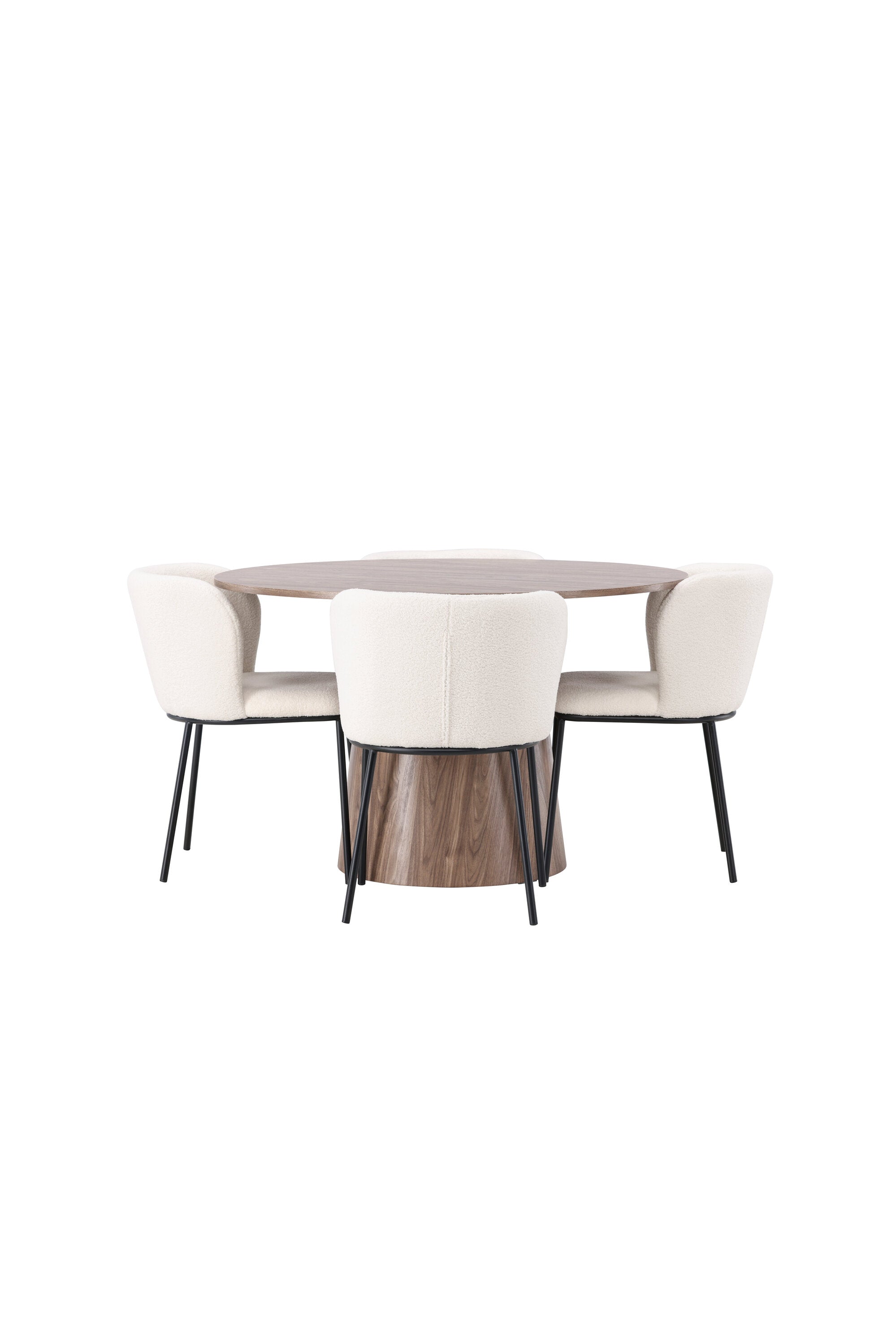 Matgrupp Lanzo med stolarna Edina-GR Dining Set-Venture Home-peaceofhome.se