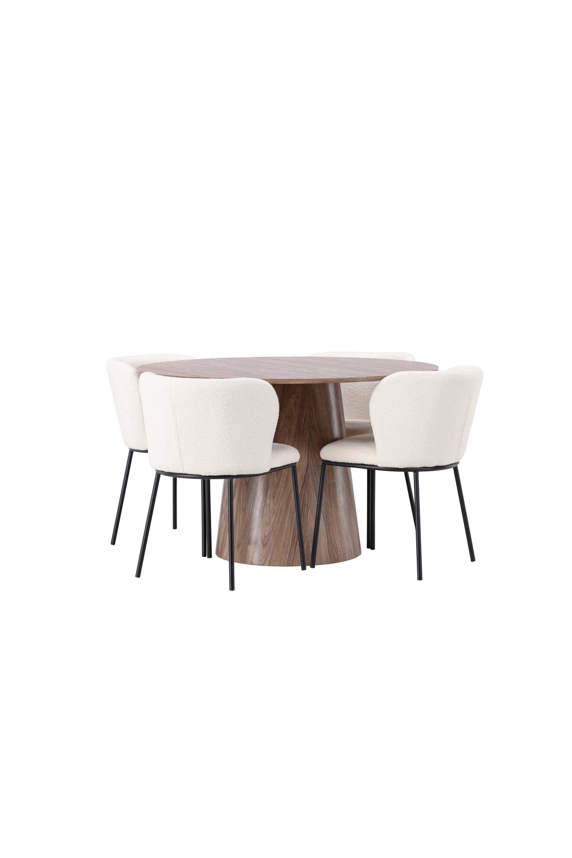 Matgrupp Lanzo med stolarna Edina-GR Dining Set-Venture Home-peaceofhome.se