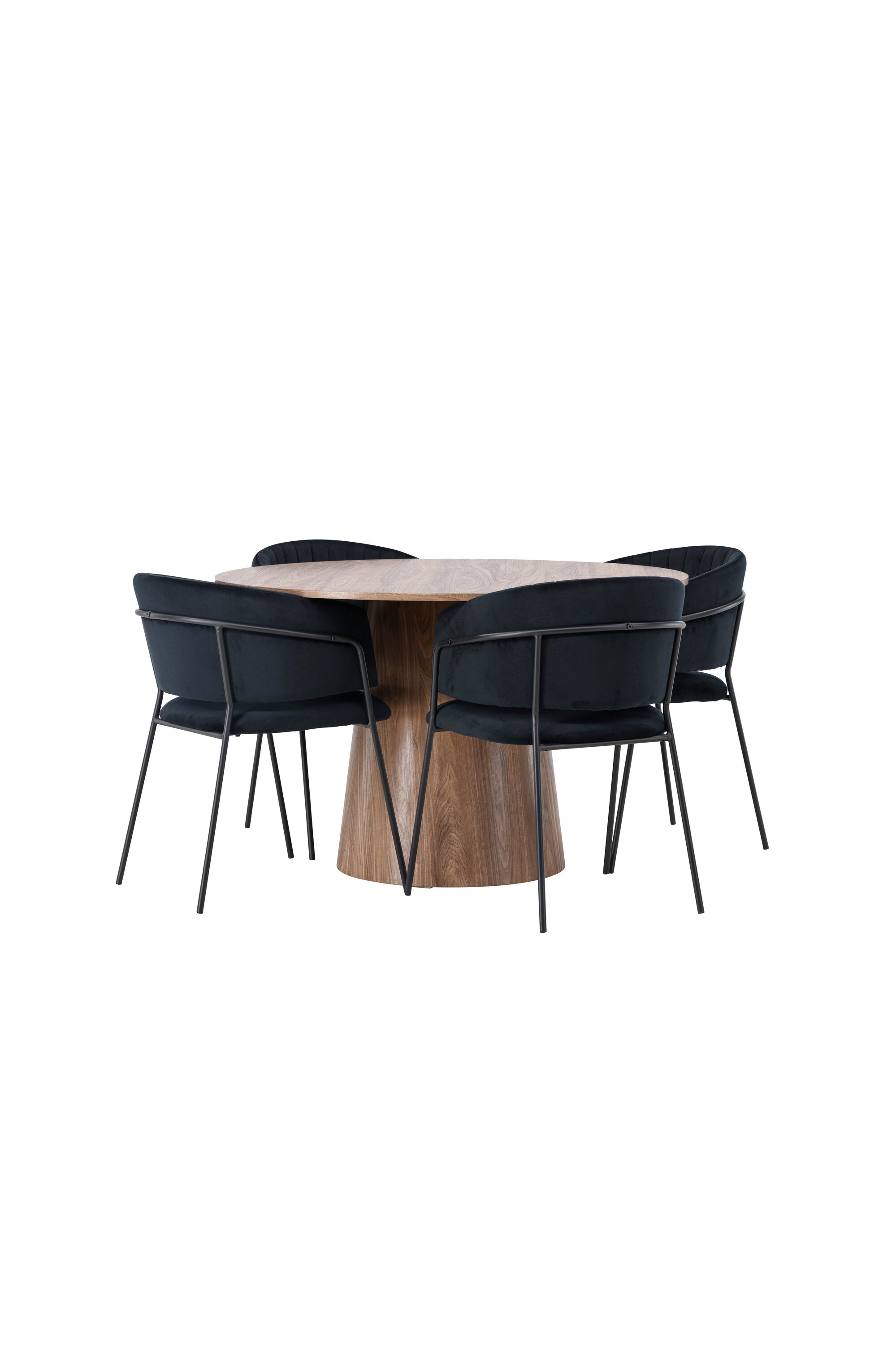 Matgrupp Lanzo med stolarna Selma-GR Dining Set-Venture Home-peaceofhome.se