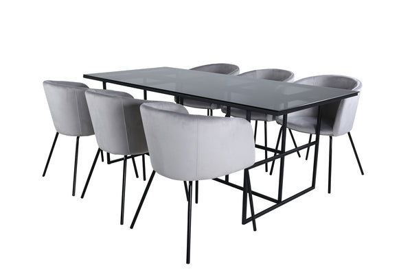 Matgrupp Leif med stolarna Berit-GR Dining Set-Venture Home-peaceofhome.se