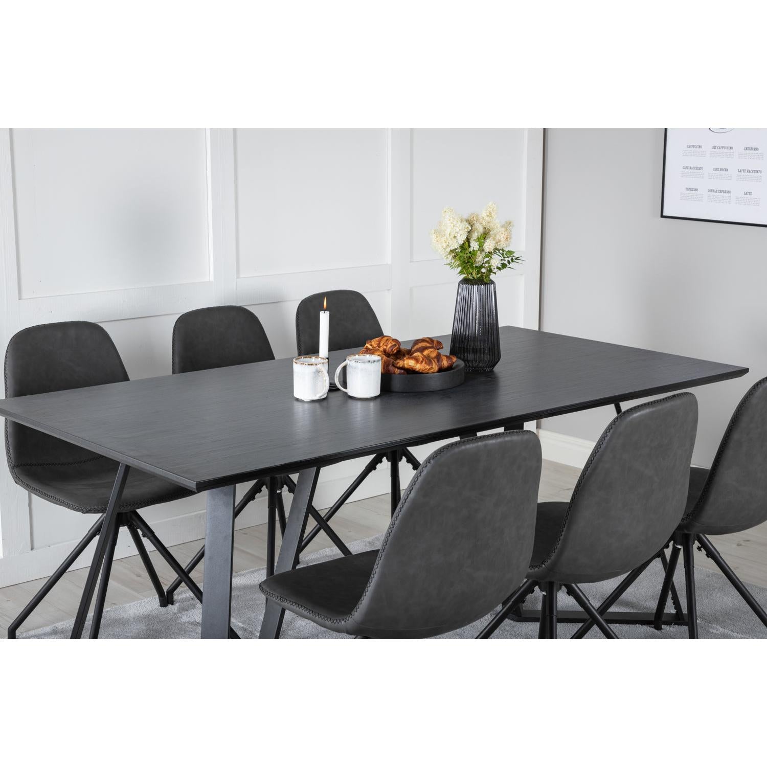 Matgrupp Marina med stolarna Polar-GR Dining Set-Venture Home-peaceofhome.se