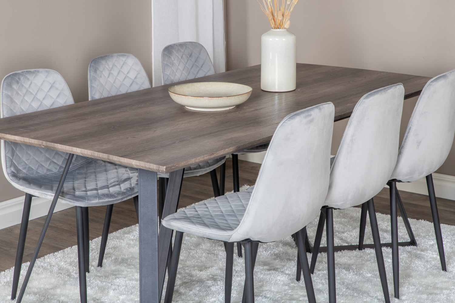 Matgrupp Marina med stolarna Polar-GR Dining Set-Venture Home-peaceofhome.se