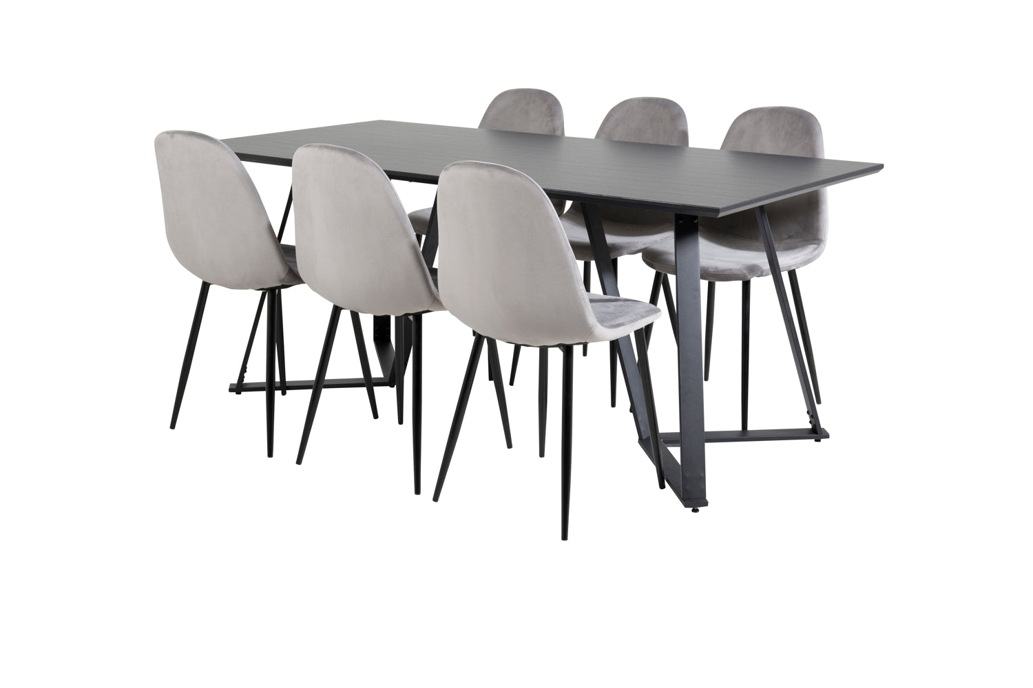 Matgrupp Marina med stolarna Polar-GR Dining Set-Venture Home-peaceofhome.se