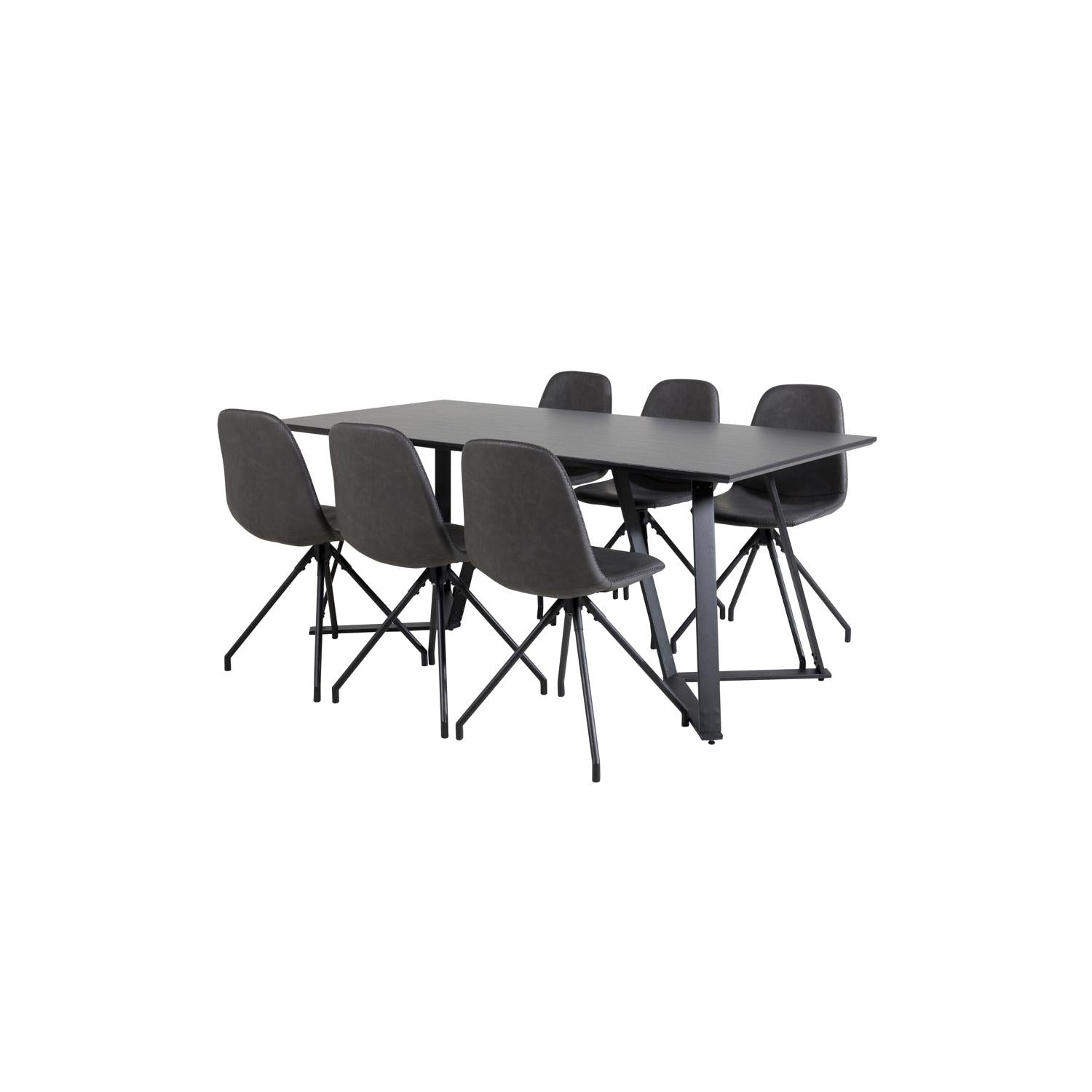 Matgrupp Marina med stolarna Polar-GR Dining Set-Venture Home-peaceofhome.se