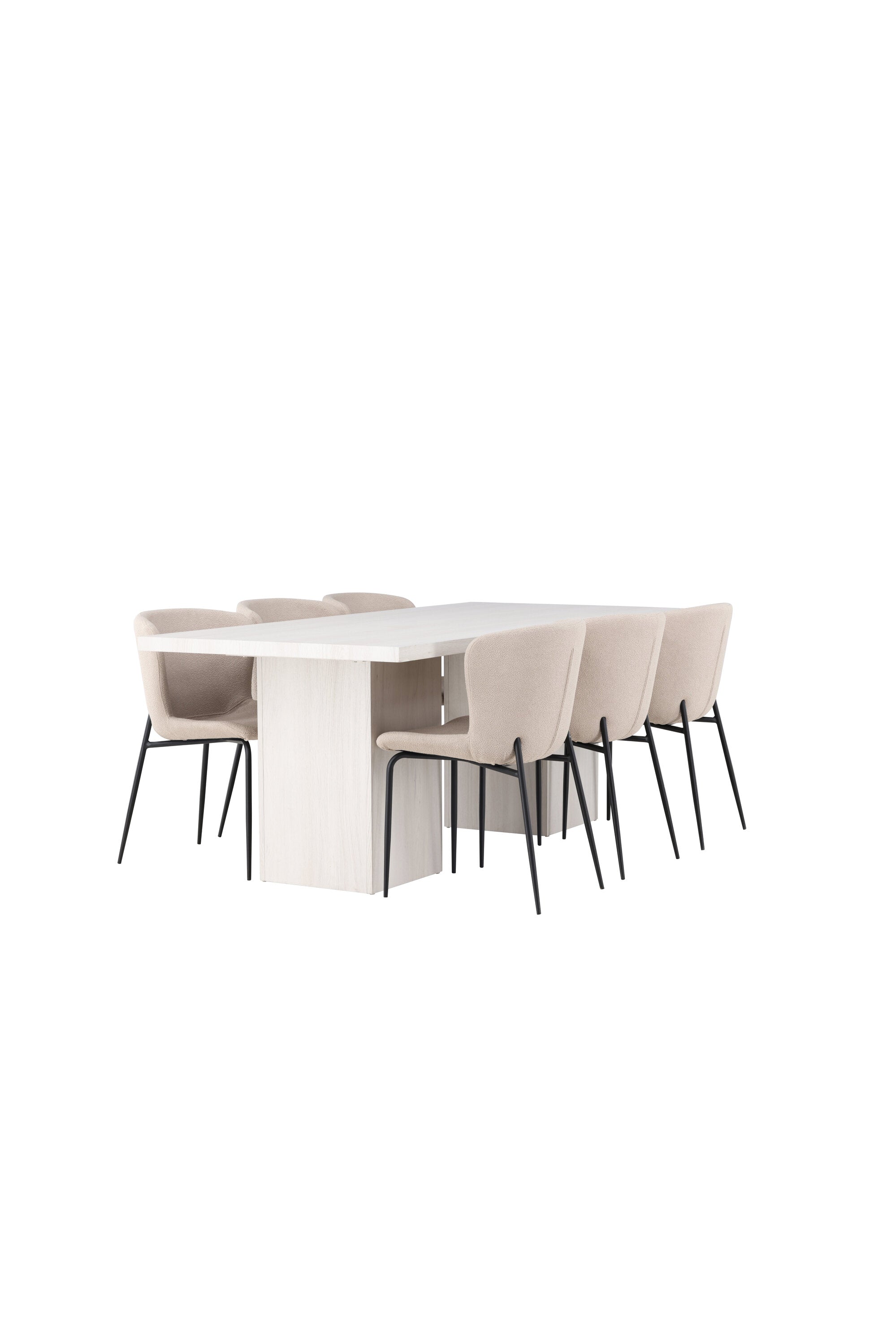 Matgrupp Olga med stolarna Modesto-GR Dining Set-Venture Home-peaceofhome.se
