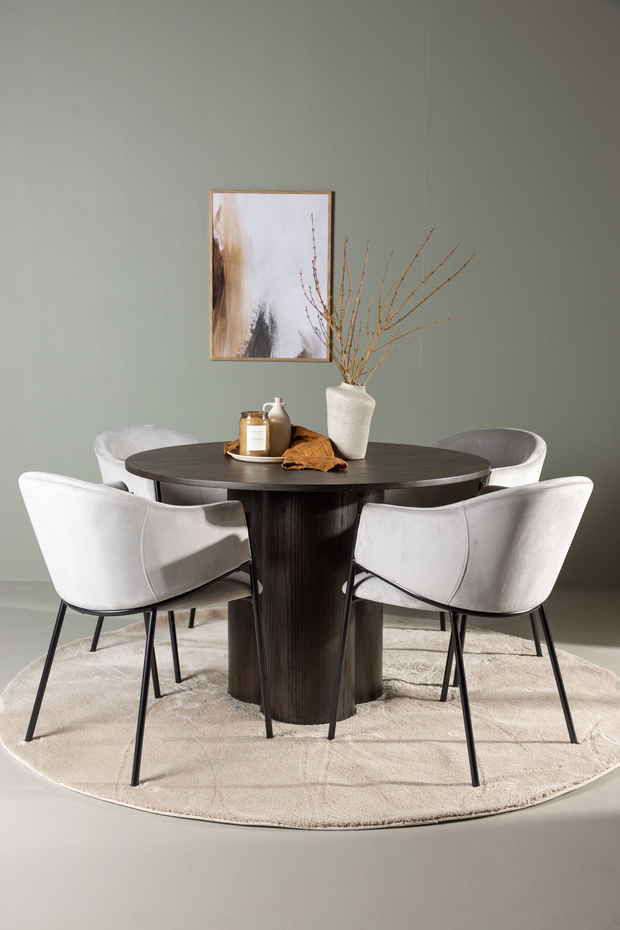 Matgrupp Olivia med stolarna Evelina-GR Dining Set-Venture Home-peaceofhome.se