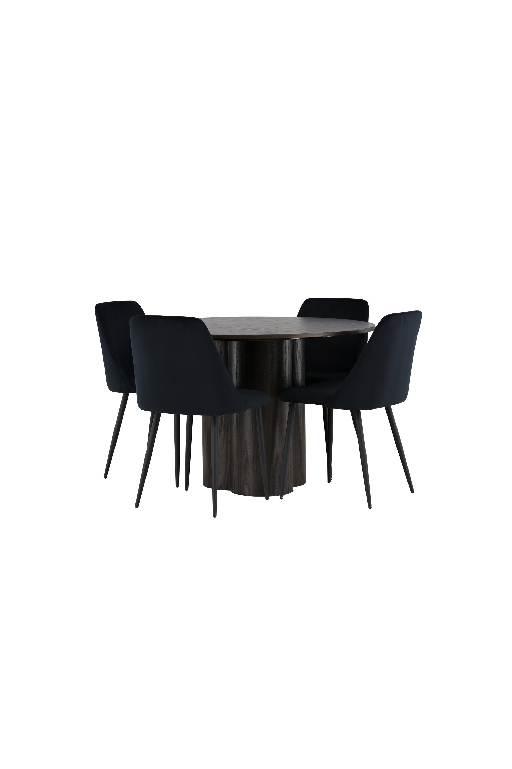 Matgrupp Olivia med stolarna Night-GR Dining Set-Venture Home-peaceofhome.se
