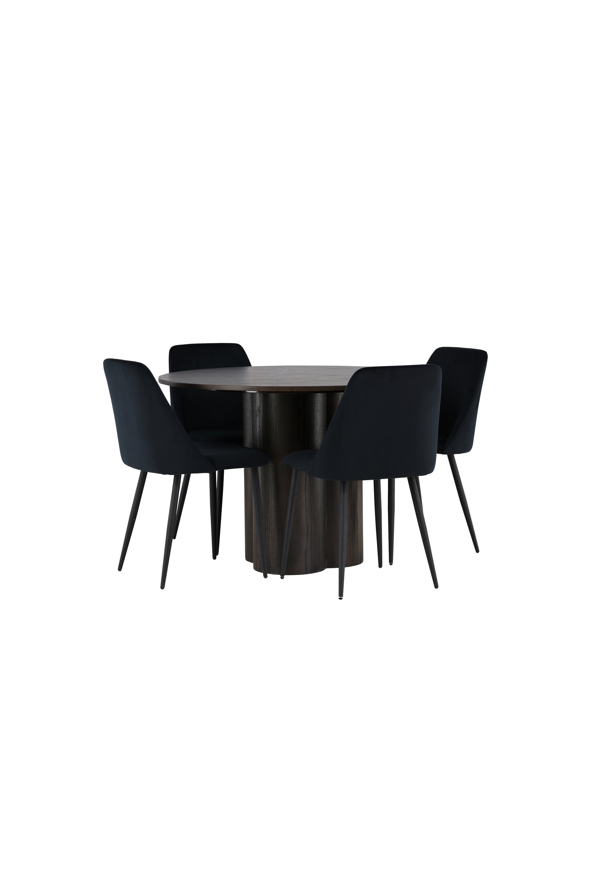 Matgrupp Olivia med stolarna Night-GR Dining Set-Venture Home-peaceofhome.se