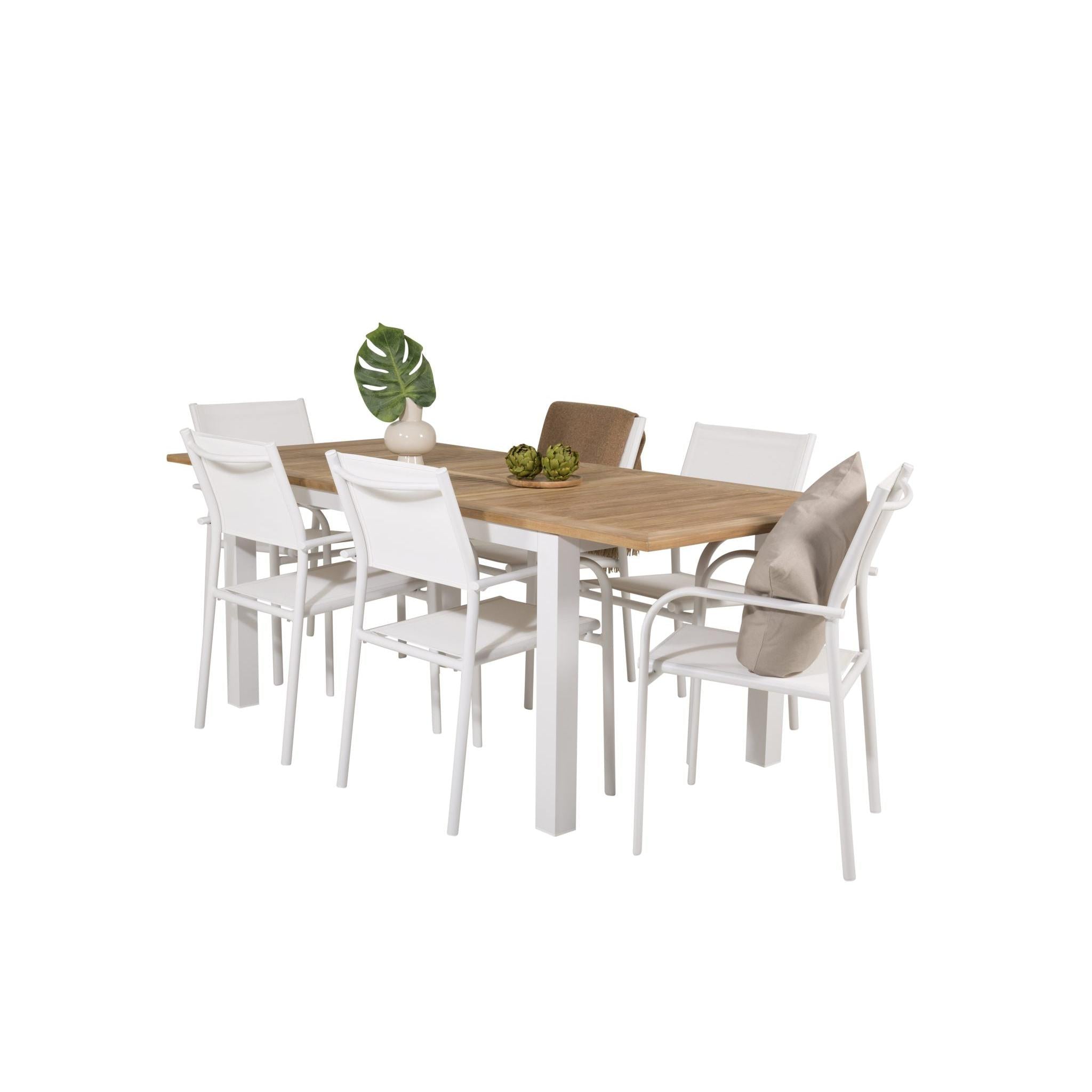 Matgrupp Panama med stolarna Santorini-Table Set-Venture Home-peaceofhome.se