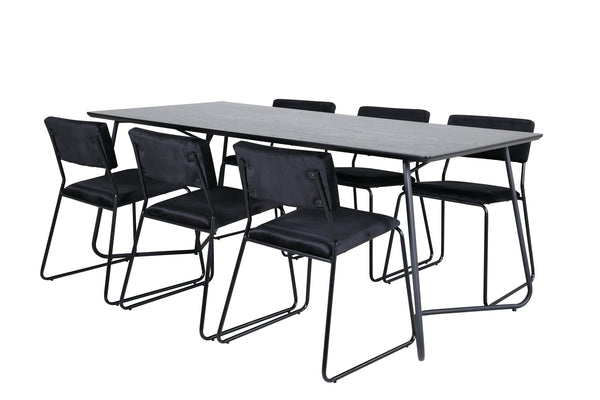 Matgrupp Petra med stolarna Kenth-GR Dining Set-Venture Home-peaceofhome.se