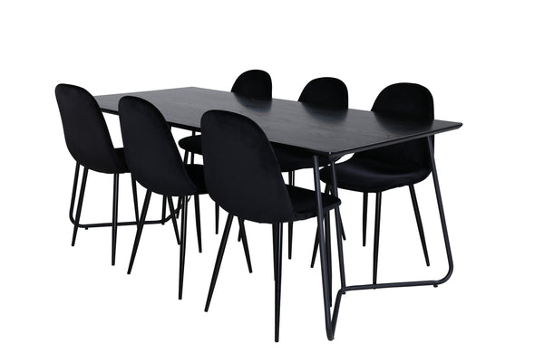 Matgrupp Petra med stolarna Polar-GR Dining Set-Venture Home-peaceofhome.se