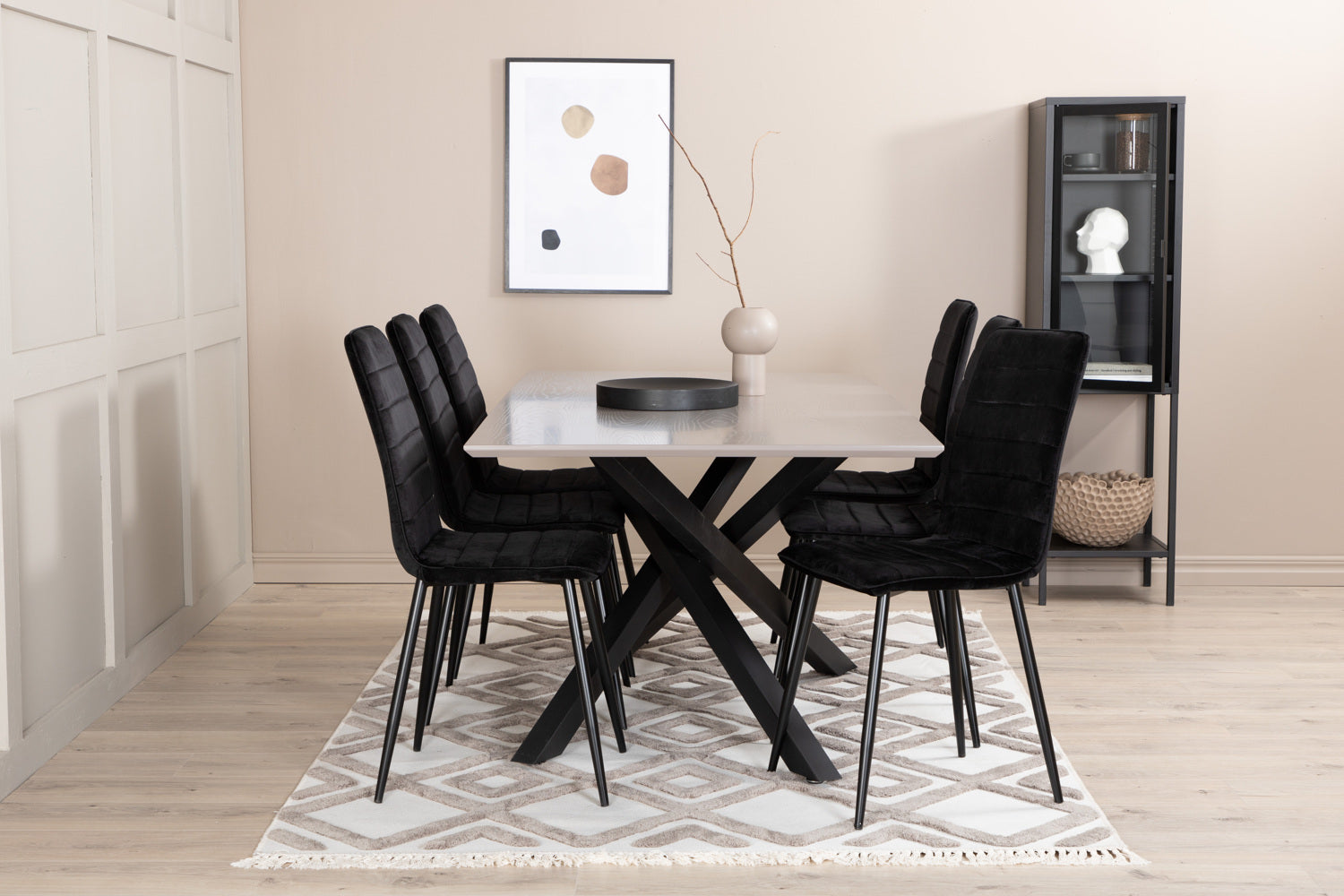 Matgrupp Piazza med stolarna Windu-GR Dining Set-Venture Home-peaceofhome.se