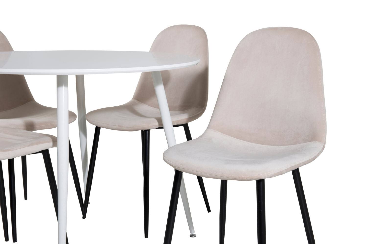 Matgrupp Plaza med stolarna Polar-GR Dining Set-Venture Home-peaceofhome.se