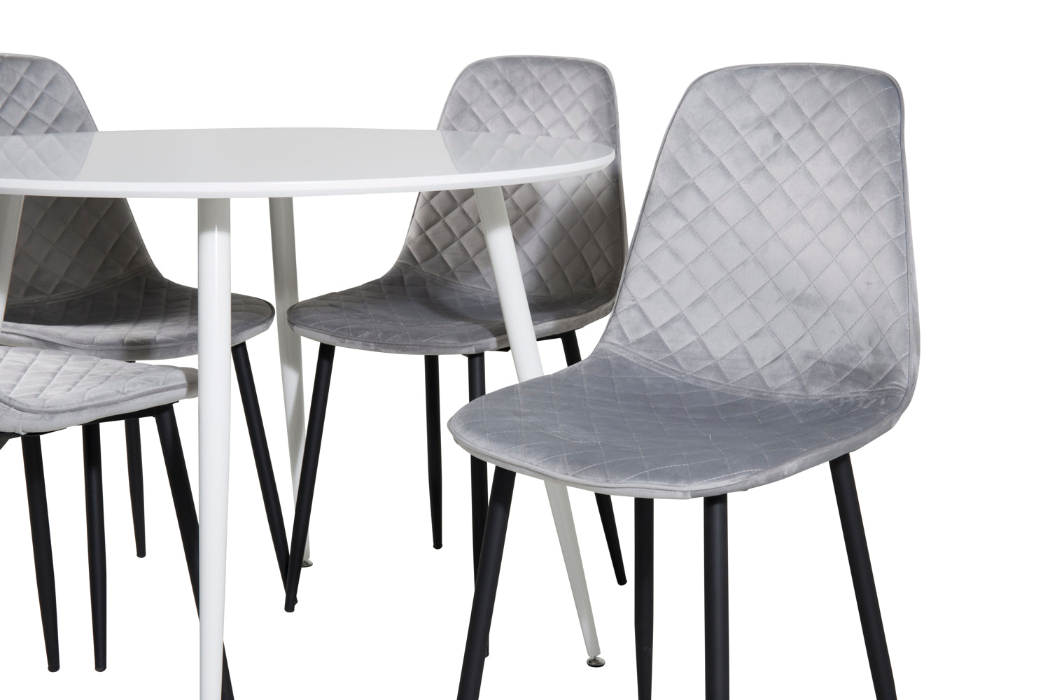 Matgrupp Plaza med stolarna Polar-GR Dining Set-Venture Home-peaceofhome.se
