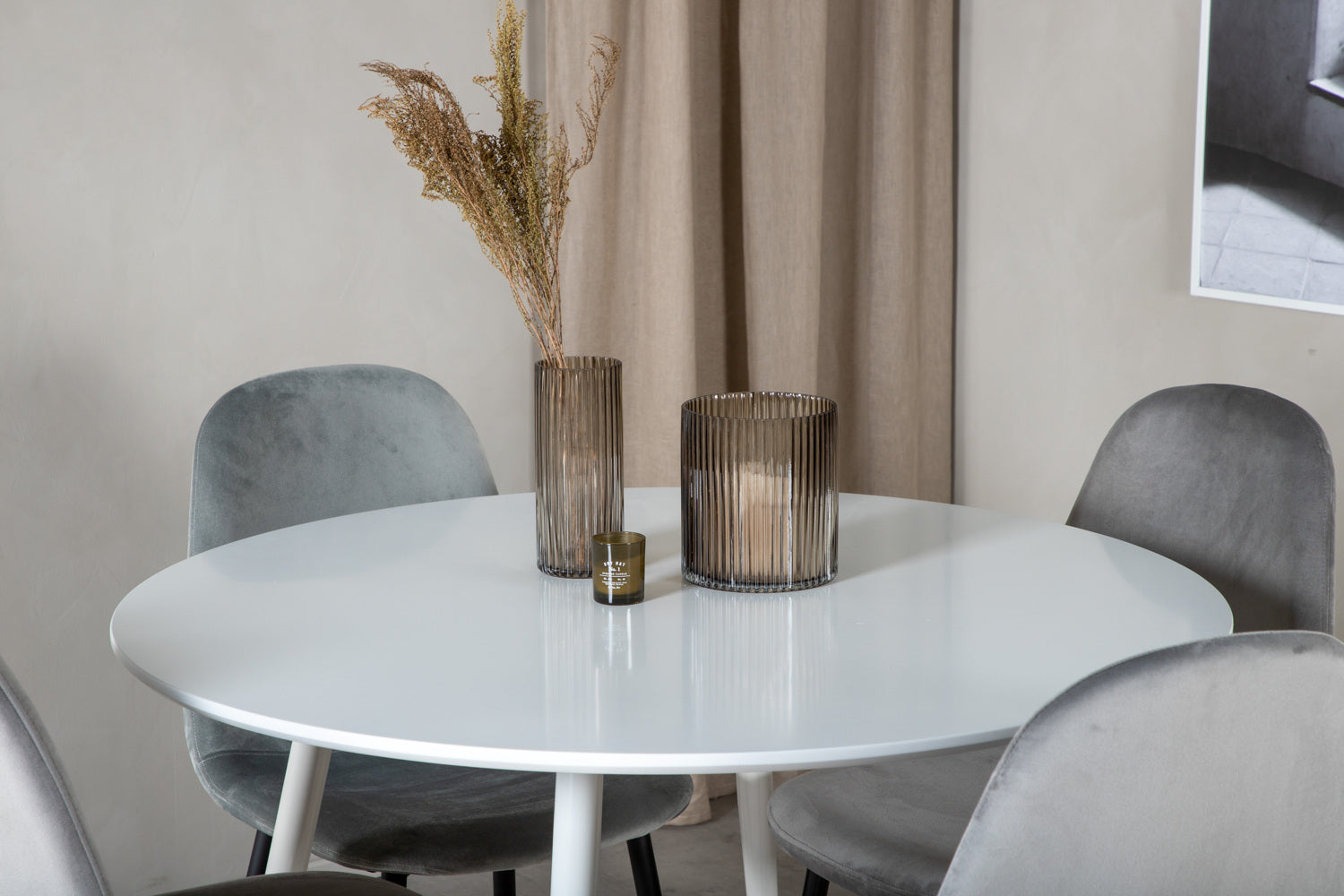 Matgrupp Plaza med stolarna Polar-GR Dining Set-Venture Home-peaceofhome.se