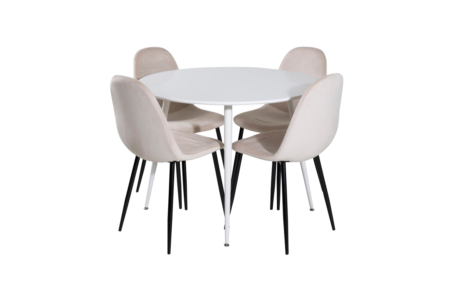 Matgrupp Plaza med stolarna Polar-GR Dining Set-Venture Home-peaceofhome.se