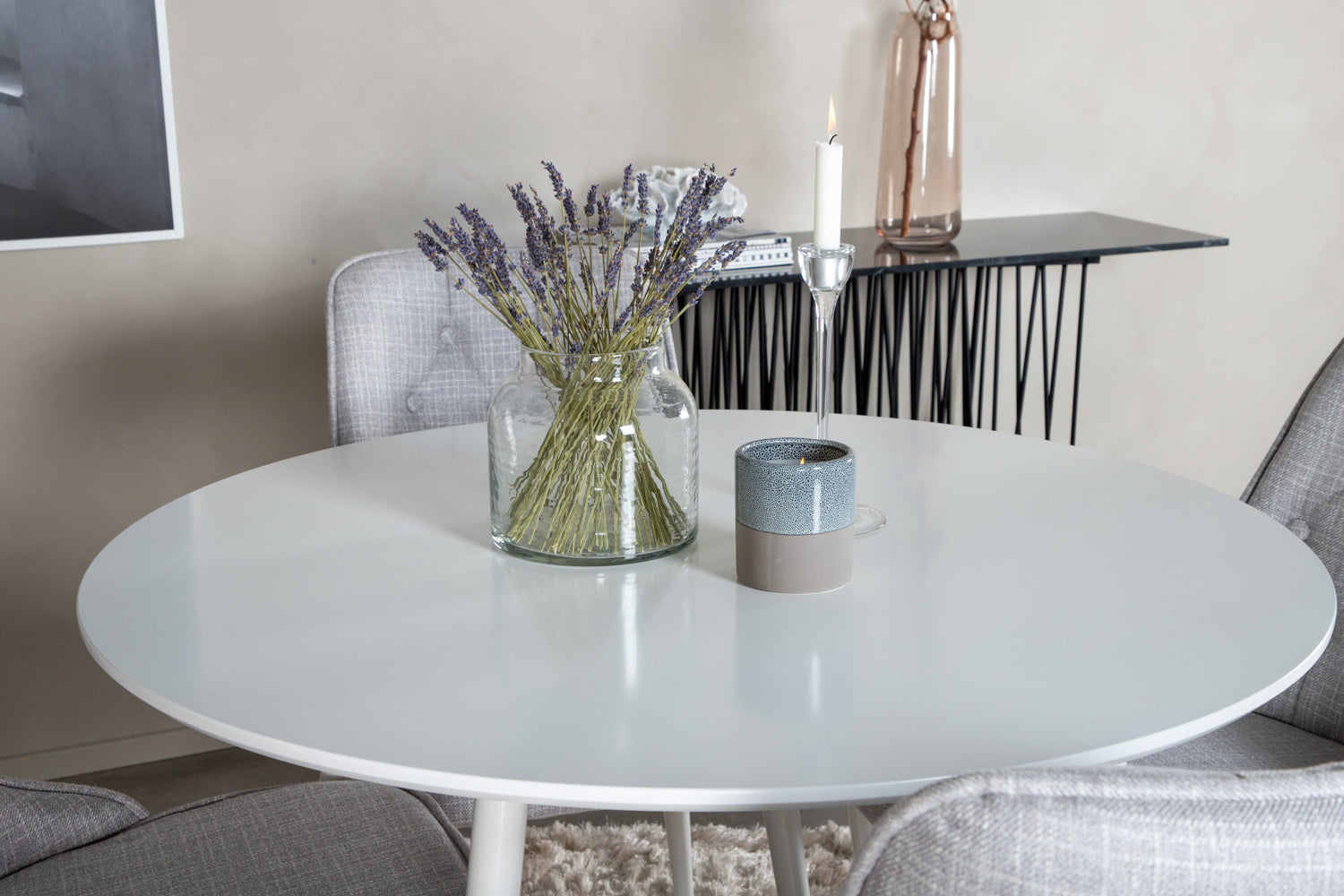 Matgrupp Plaza med stolarna Velvet Deluxe-GR Dining Set-Venture Home-peaceofhome.se