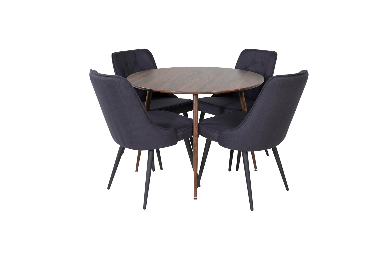 Matgrupp Plaza med stolarna Velvet Deluxe-GR Dining Set-Venture Home-peaceofhome.se