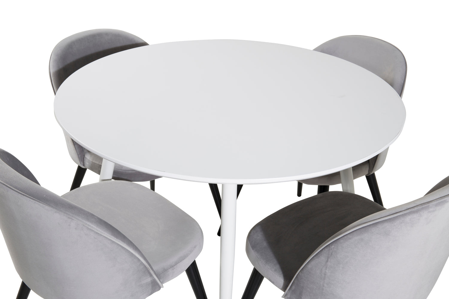 Matgrupp Plaza med stolarna Velvet-GR Dining Set-Venture Home-peaceofhome.se