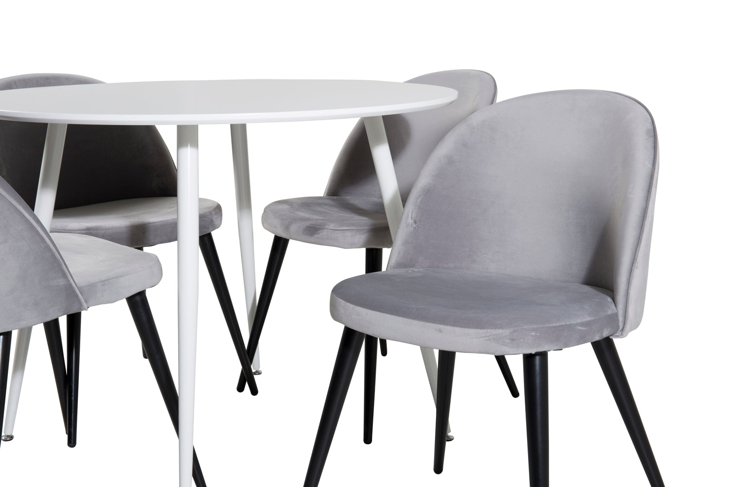 Matgrupp Plaza med stolarna Velvet-GR Dining Set-Venture Home-peaceofhome.se