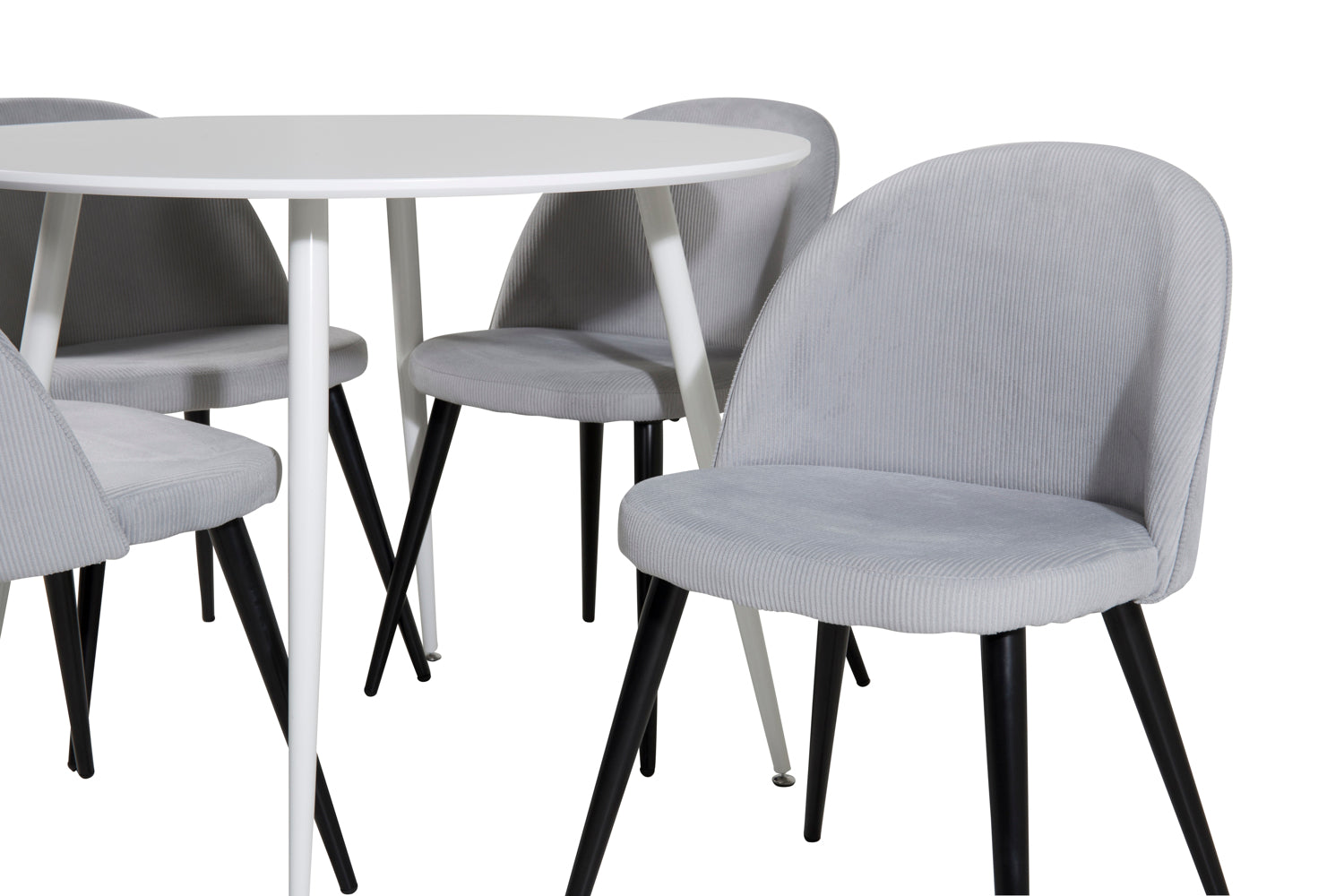 Matgrupp Plaza med stolarna Velvet-GR Dining Set-Venture Home-peaceofhome.se