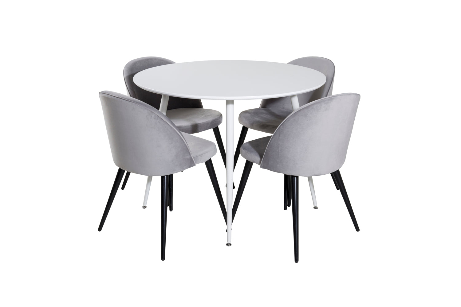 Matgrupp Plaza med stolarna Velvet-GR Dining Set-Venture Home-peaceofhome.se