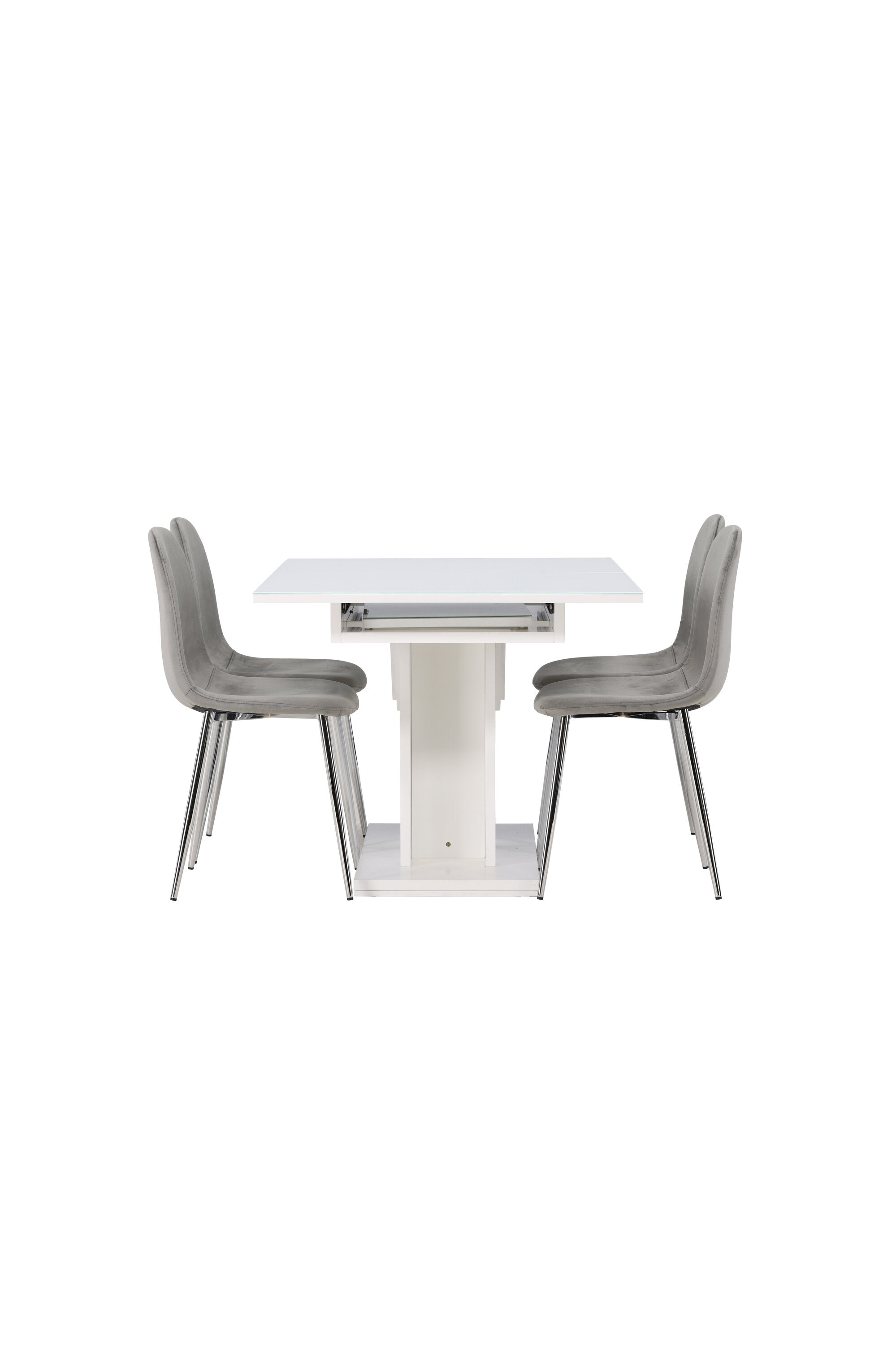 Matgrupp Pluto med stolarna Eva-GR Dining Set-Venture Home-peaceofhome.se