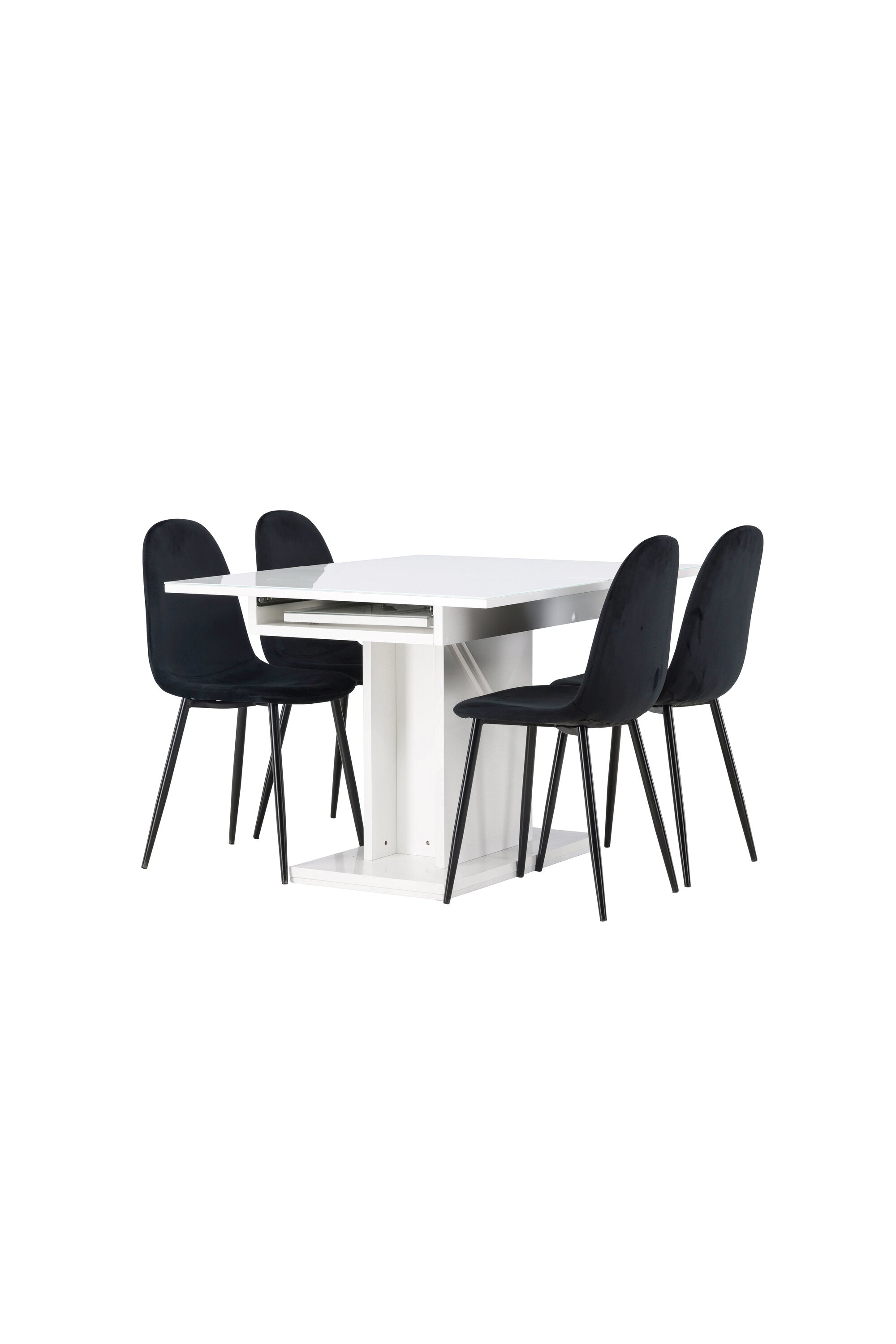 Matgrupp Pluto med stolarna Polar-GR Dining Set-Venture Home-peaceofhome.se