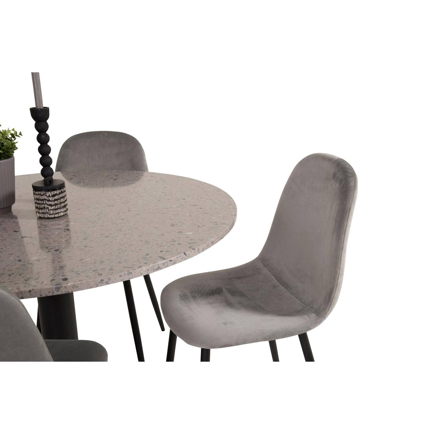 Matgrupp Razzia med stolarna Polar-GR Dining Set-Venture Home-peaceofhome.se