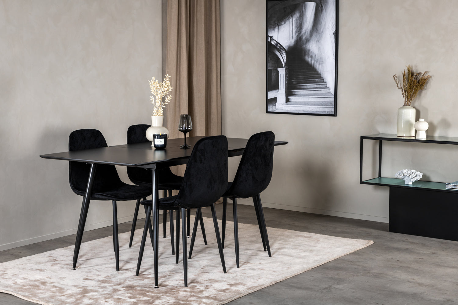 Matgrupp Silar med stolarna Polar-GR Dining Set-Venture Home-peaceofhome.se