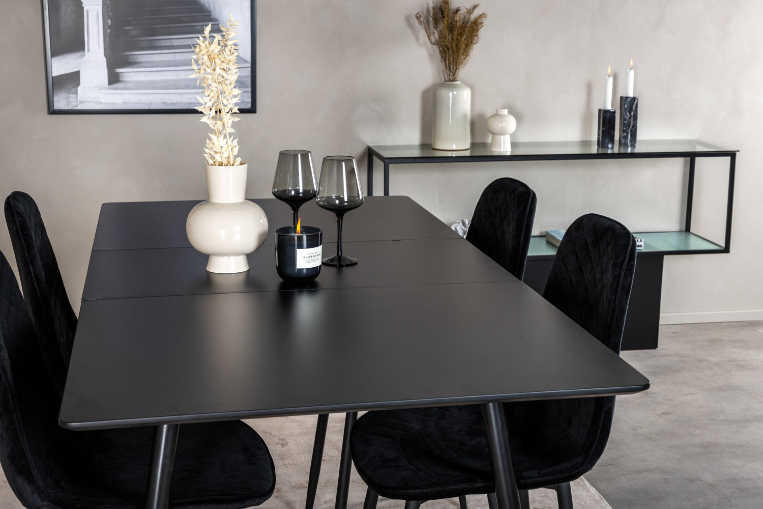 Matgrupp Silar med stolarna Polar-GR Dining Set-Venture Home-peaceofhome.se