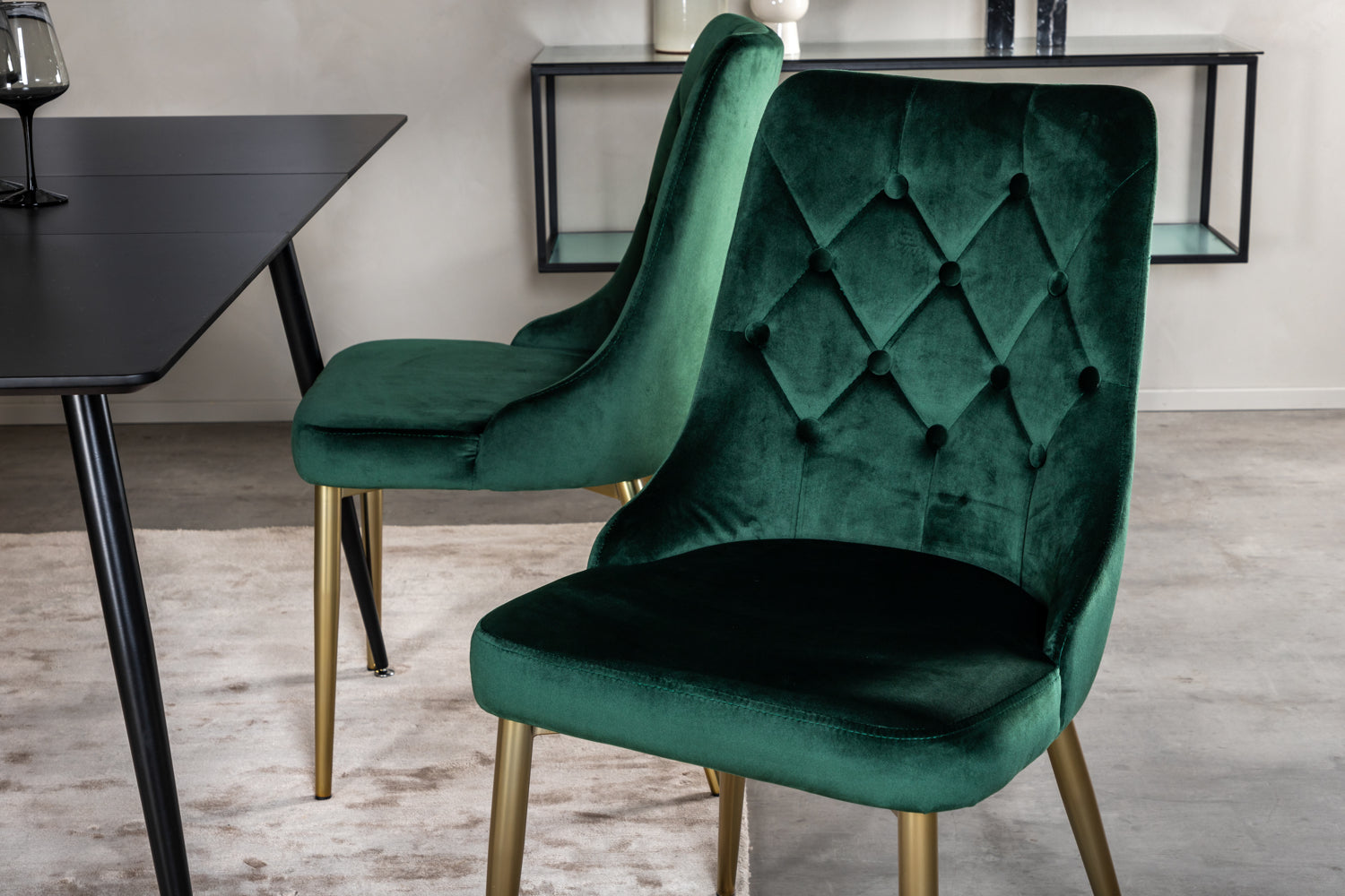Matgrupp Silar med stolarna Velvet Deluxe-GR Dining Set-Venture Home-peaceofhome.se