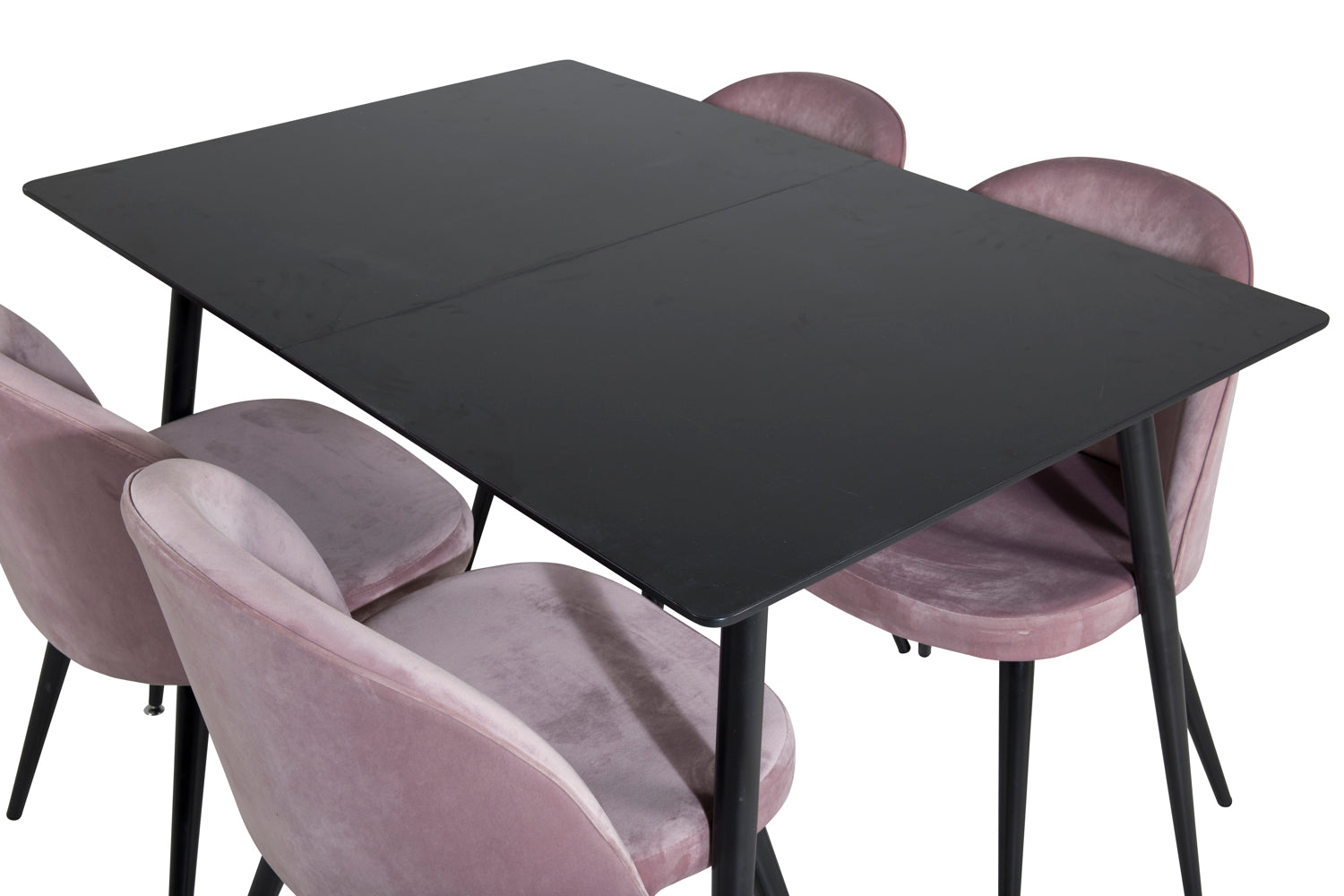 Matgrupp Silar med stolarna Velvet-GR Dining Set-Venture Home-peaceofhome.se