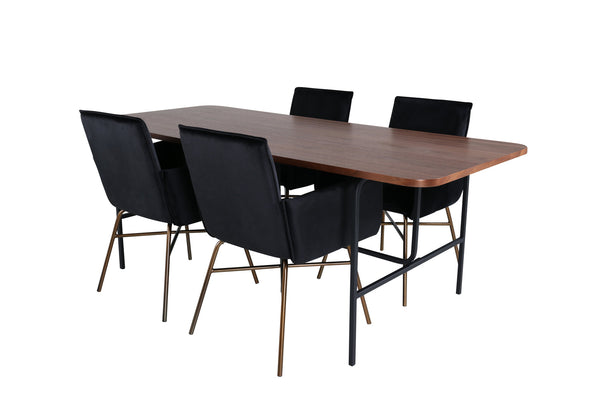 Matgrupp Uno med stolarna Petra-GR Dining Set-Venture Home-peaceofhome.se