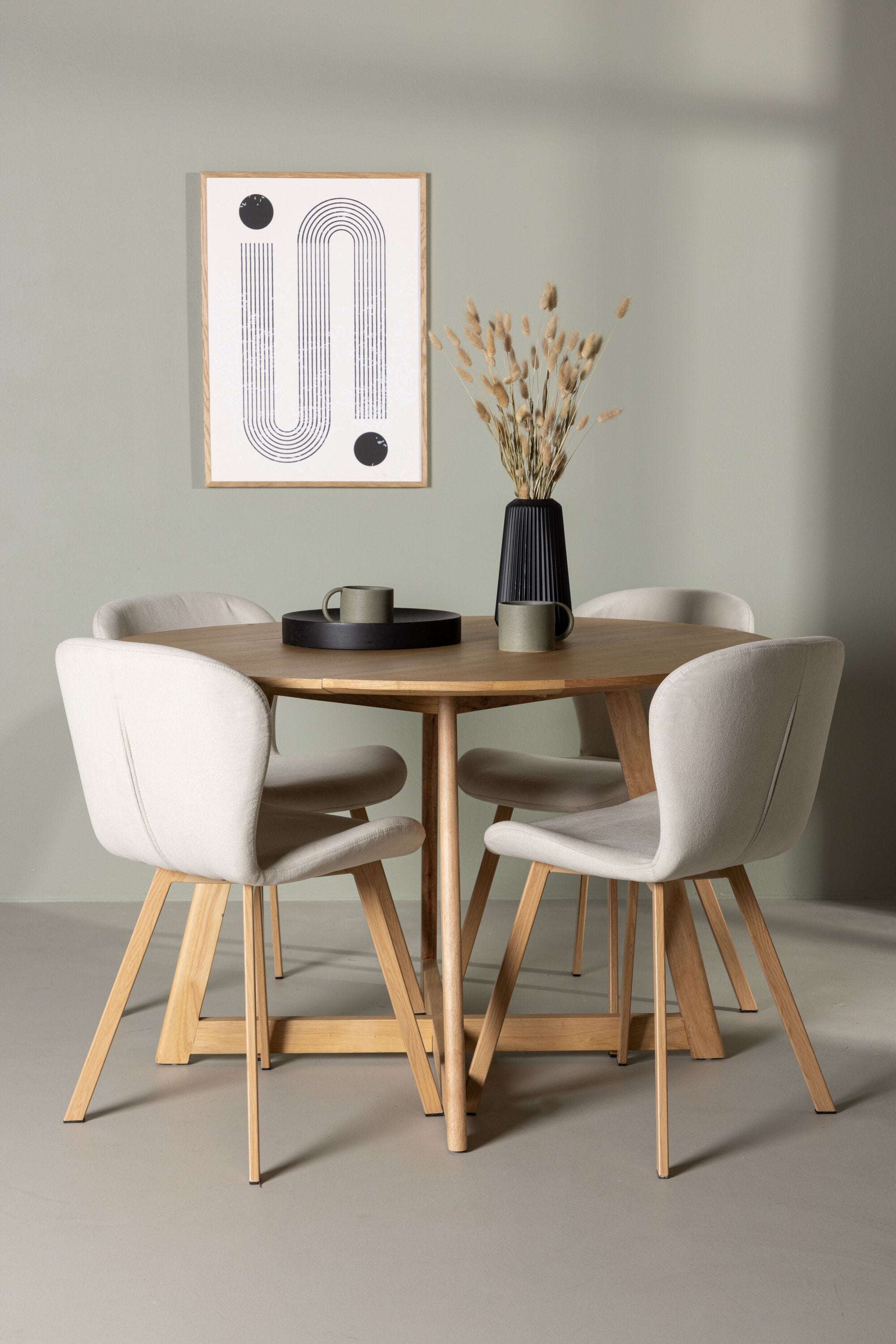 Matgrupp Yadikon med stolarna Lilja-GR Dining Set-Venture Home-peaceofhome.se