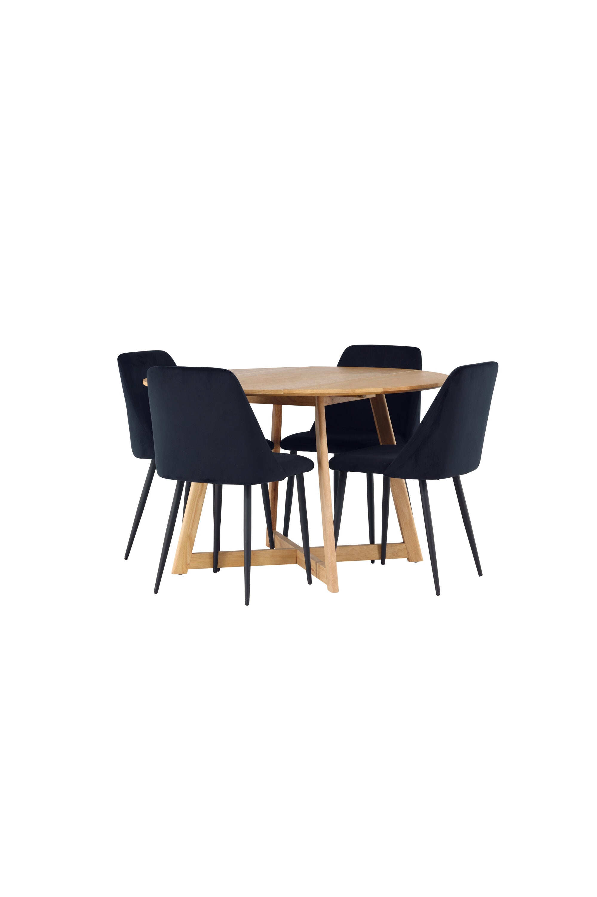 Matgrupp Yadikon med stolarna Night-GR Dining Set-Venture Home-peaceofhome.se