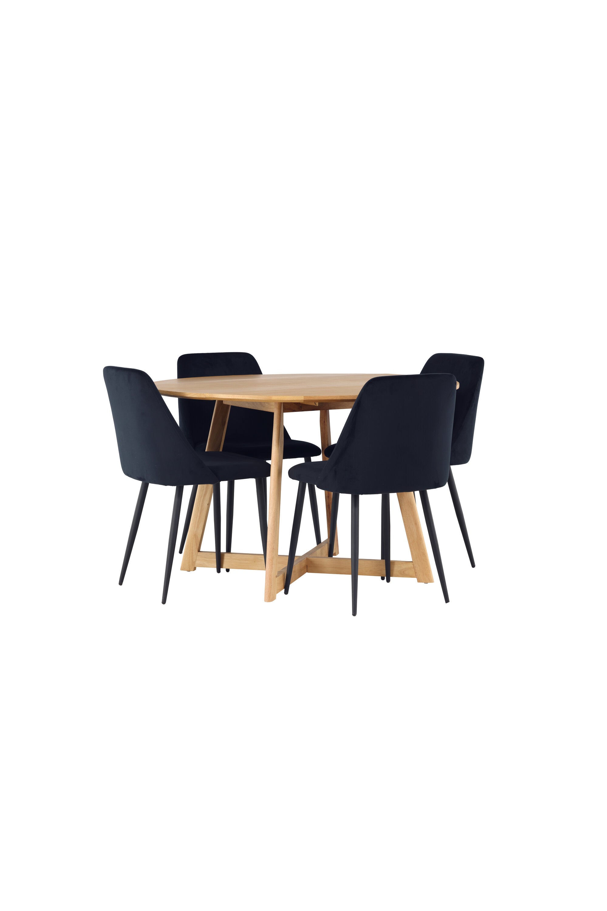 Matgrupp Yadikon med stolarna Night-GR Dining Set-Venture Home-peaceofhome.se